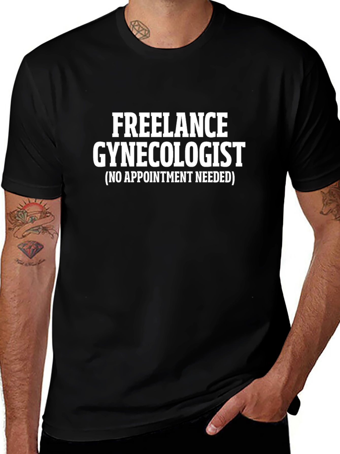 Freelance Gynecologist Funny Graphic Tee