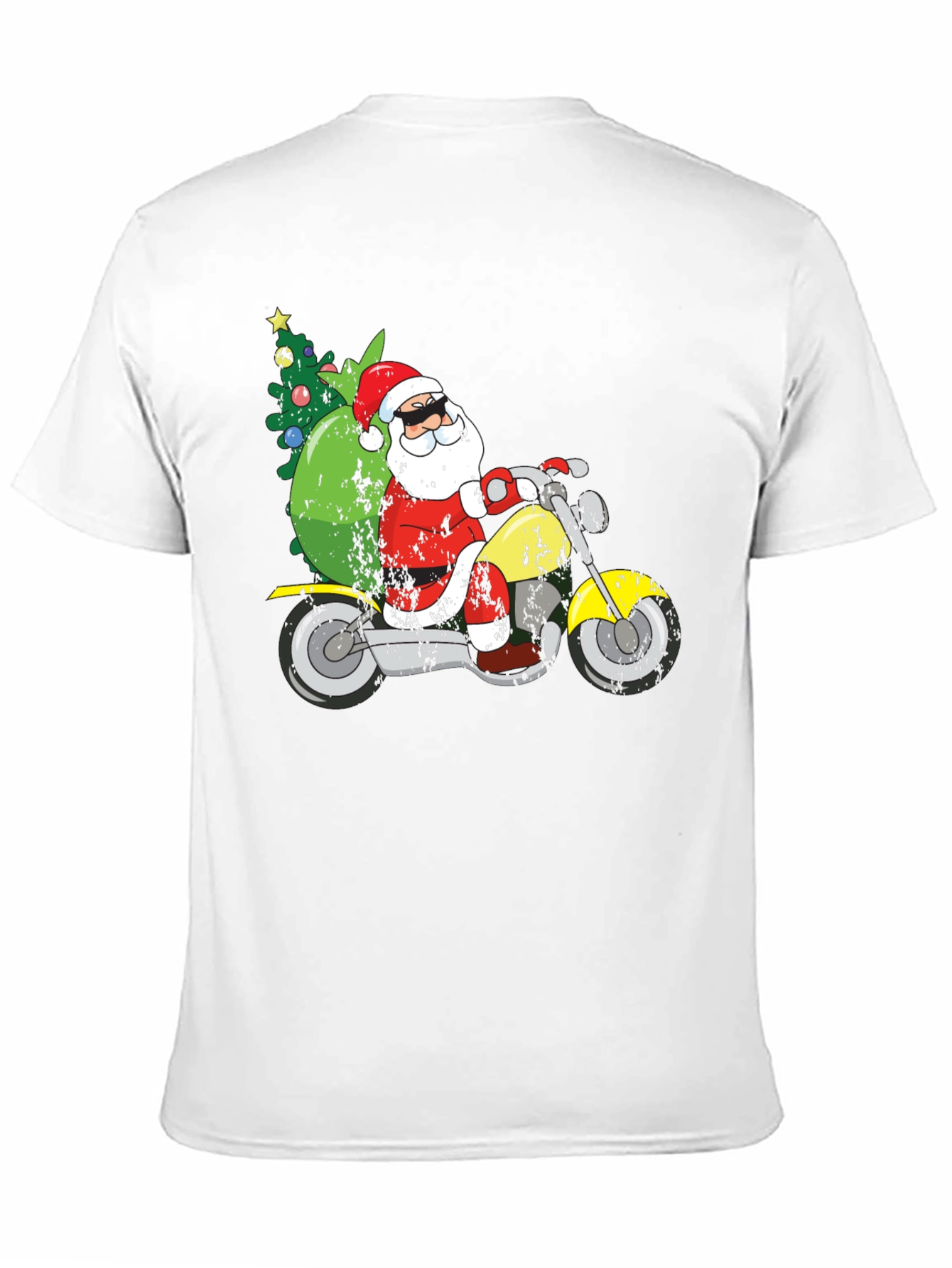 Santa Motorcycle Tee