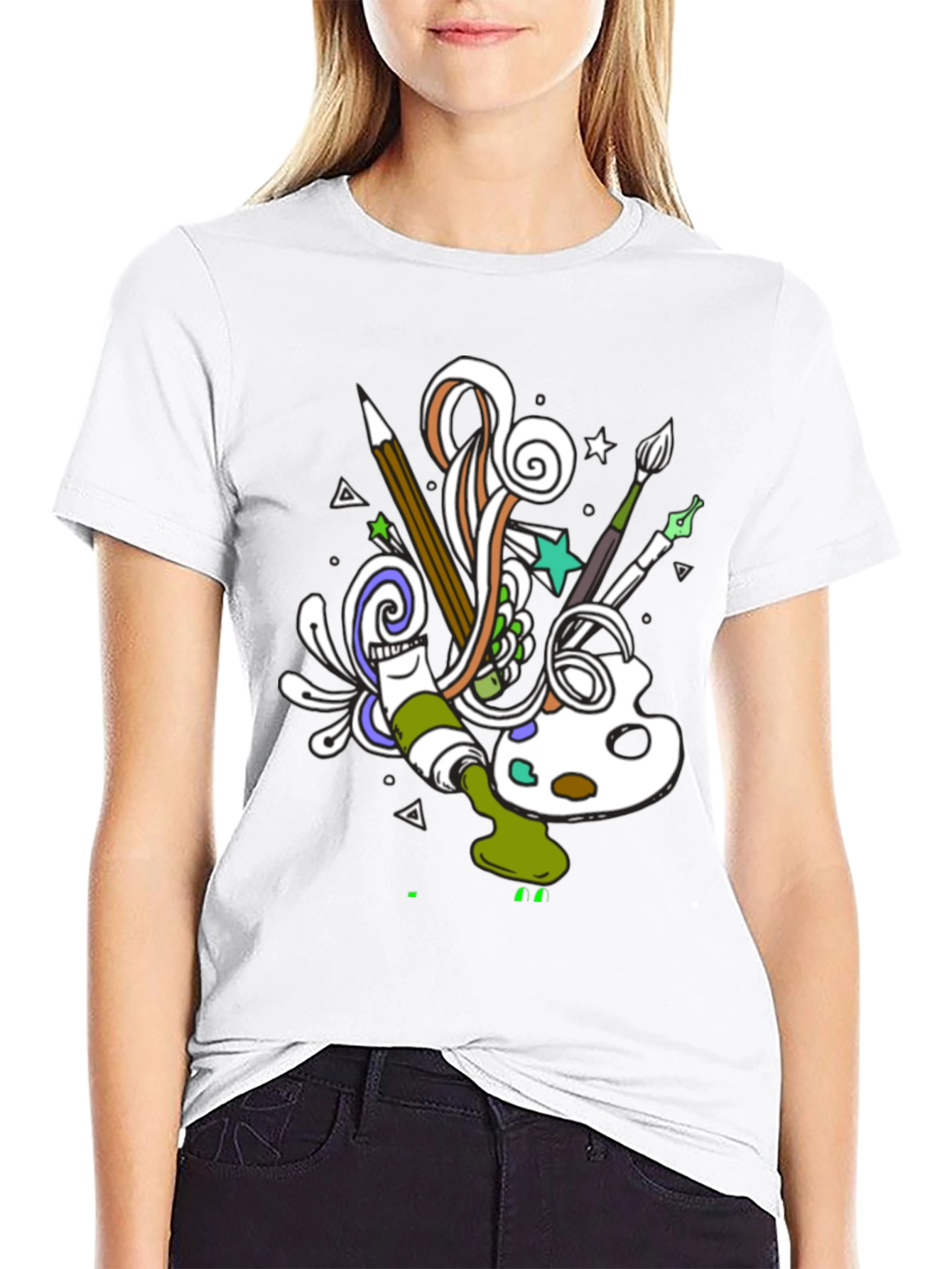 Creative Art T-Shirt - Artistic Design Tee