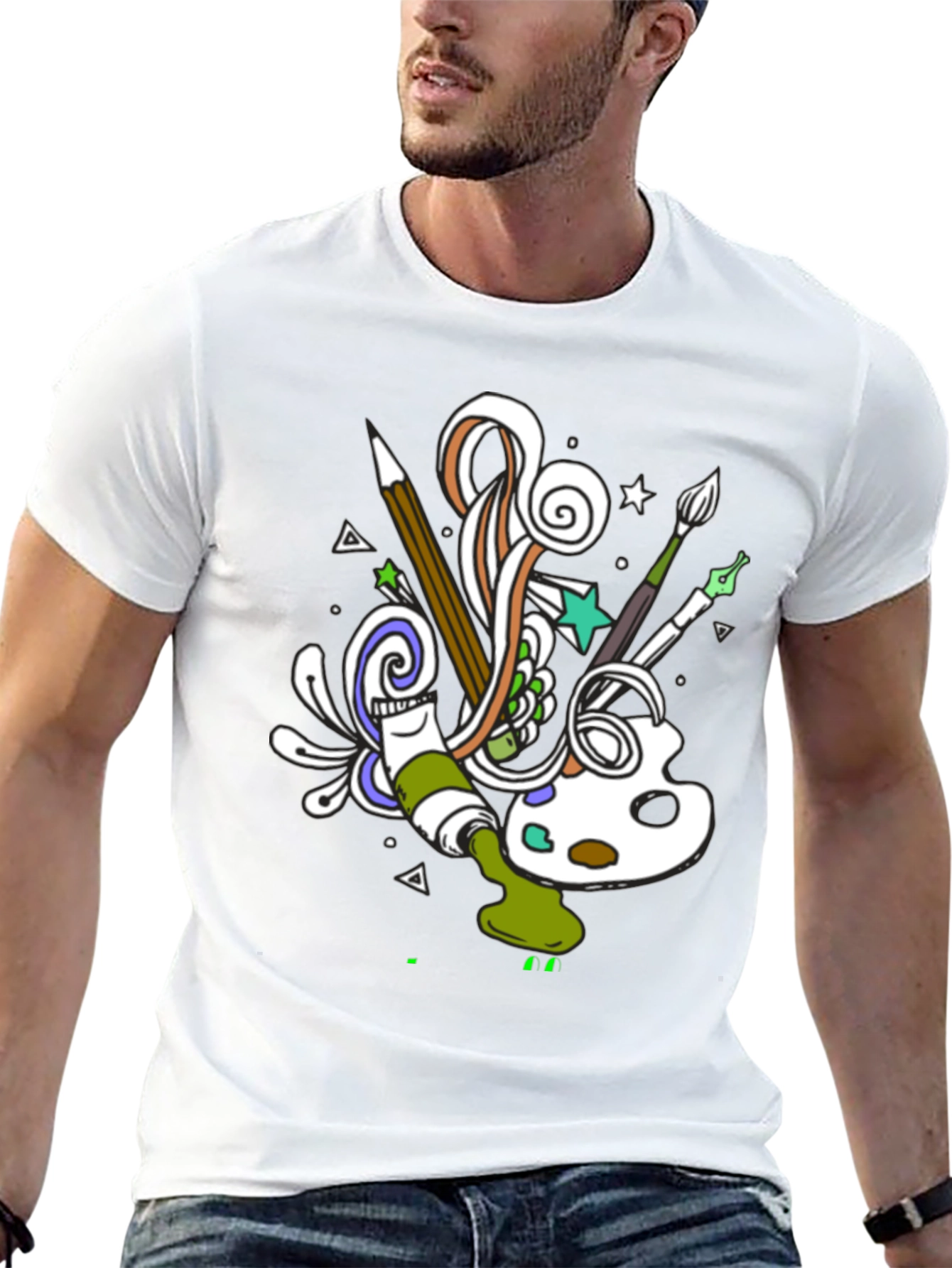 Creative Art T-Shirt - Artistic Design Tee