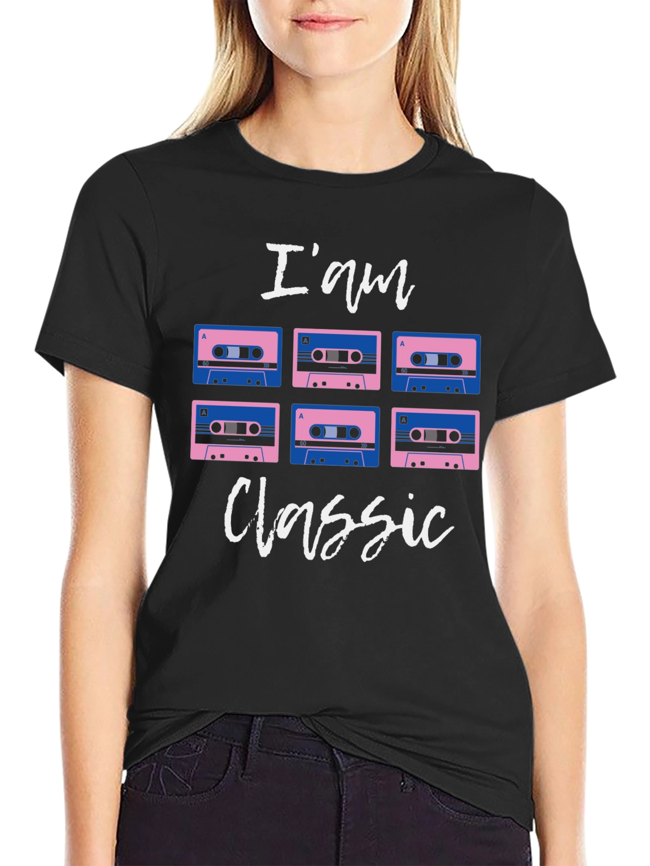 Im Classic Cassette Tape Graphic T-Shirt