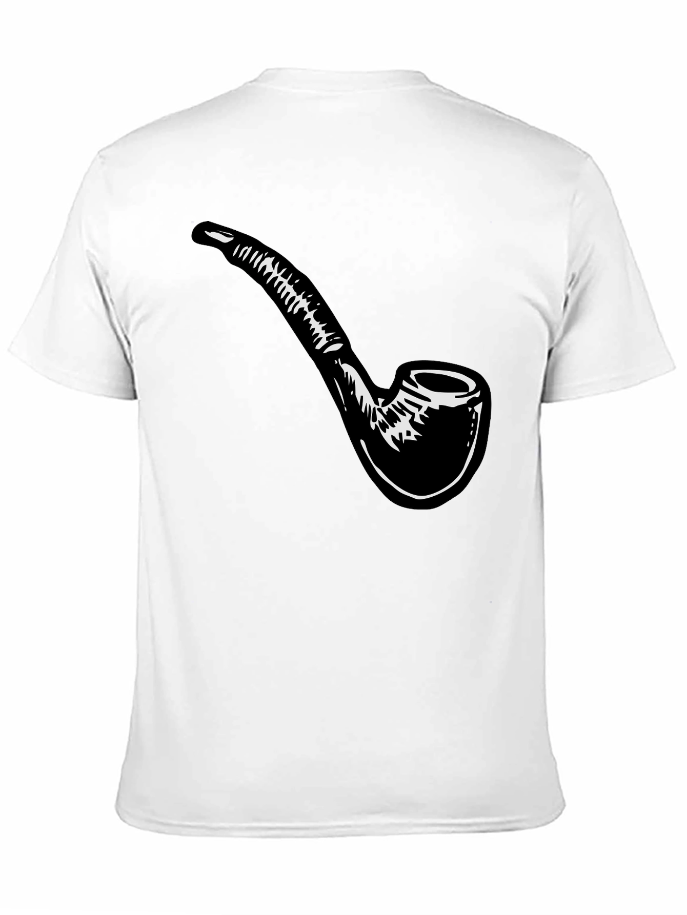 Smoking Pipe T-Shirt - Classic Black Cotton Tee