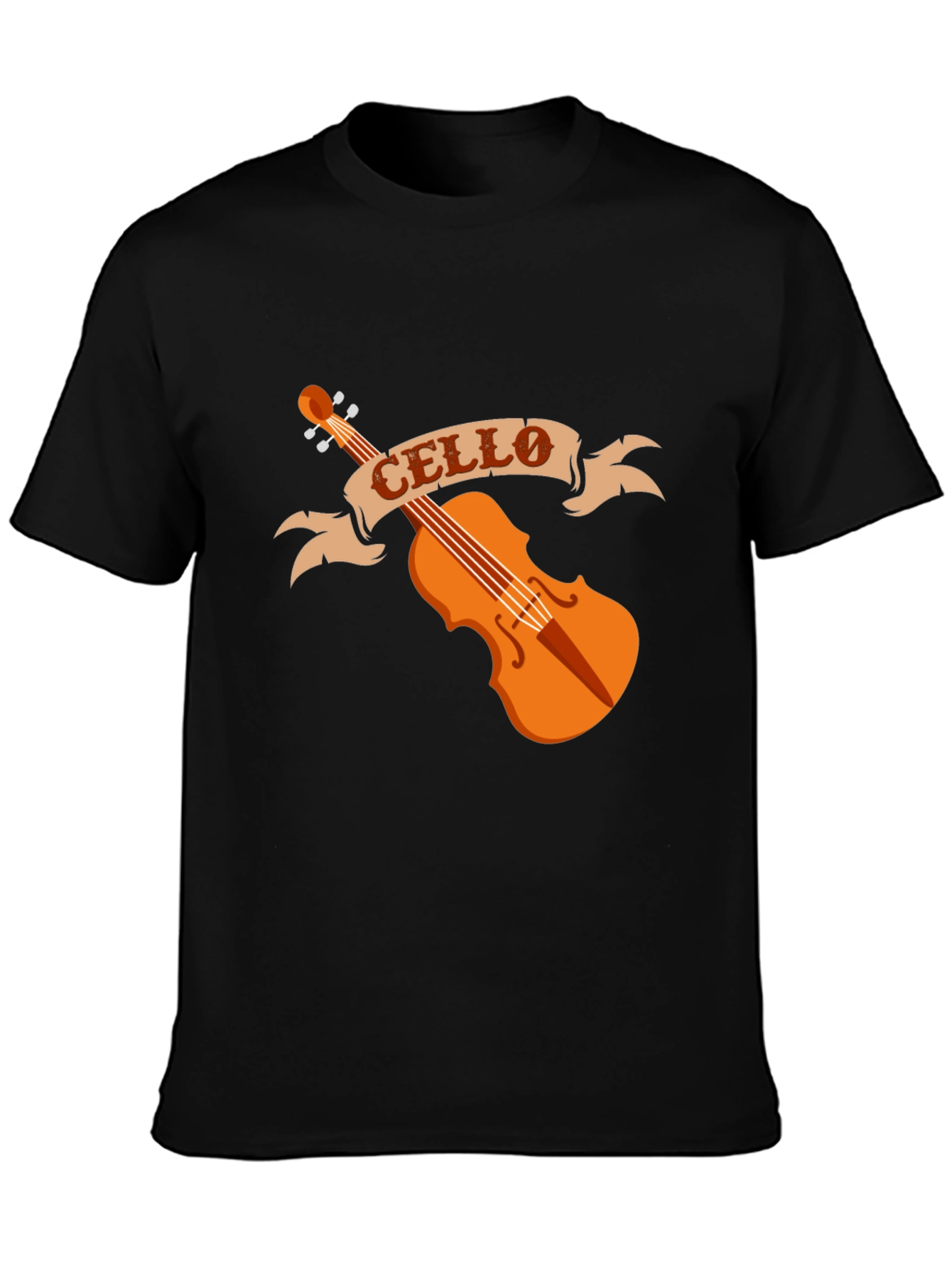 Cello Musician T-Shirt - Band Instrument Tee