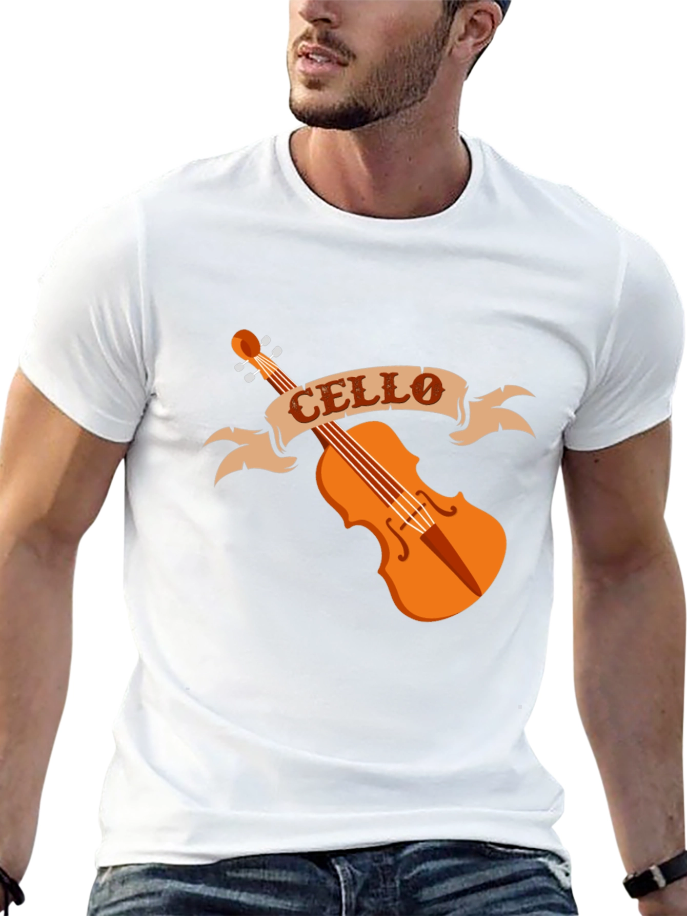 Cello Musician T-Shirt - Band Instrument Tee