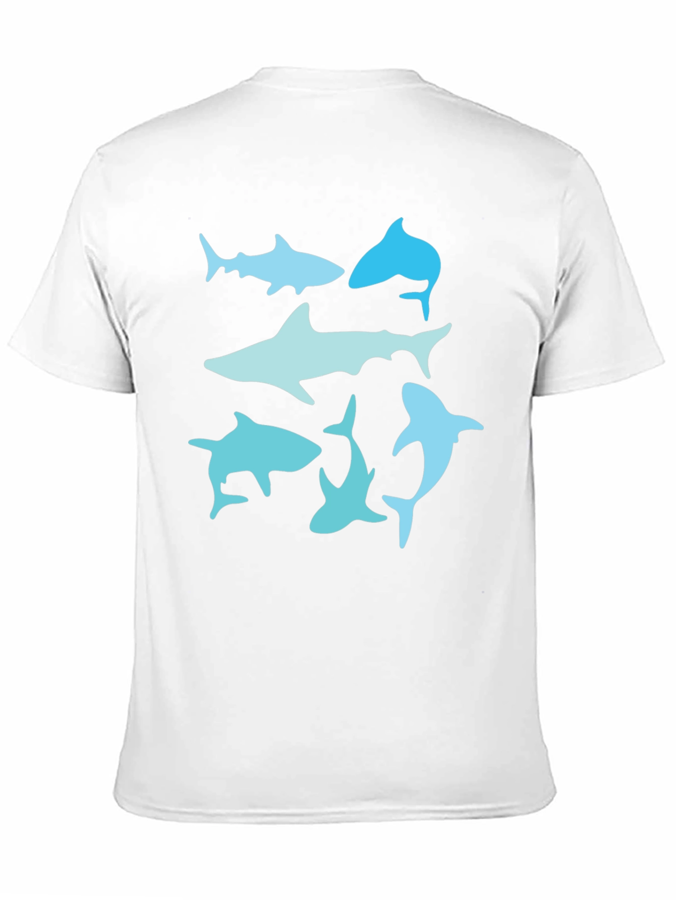 Shark Graphic Tee - Black Casual Shirt