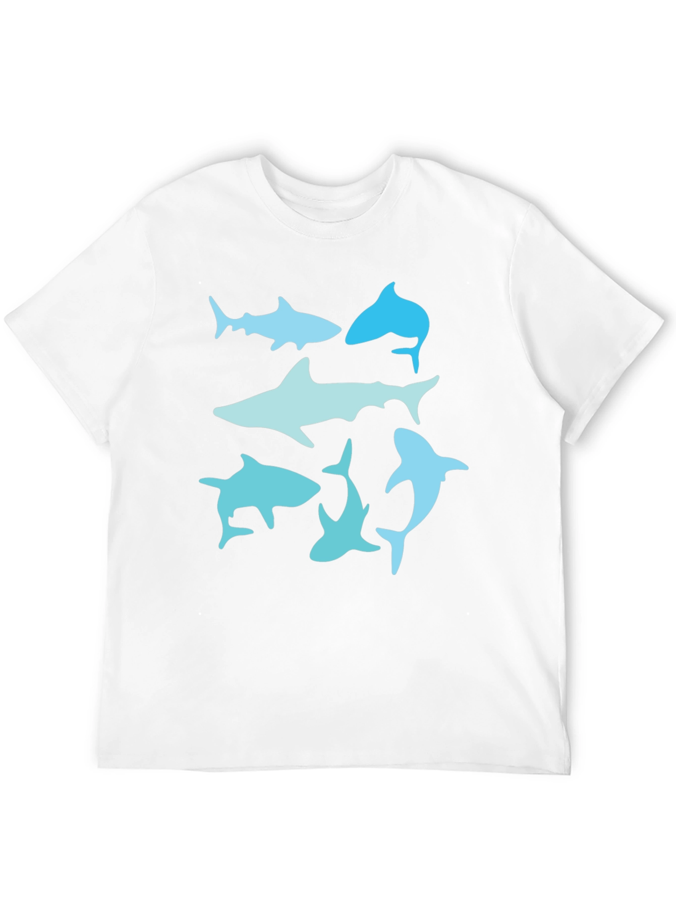 Shark Graphic Tee - Black Casual Shirt