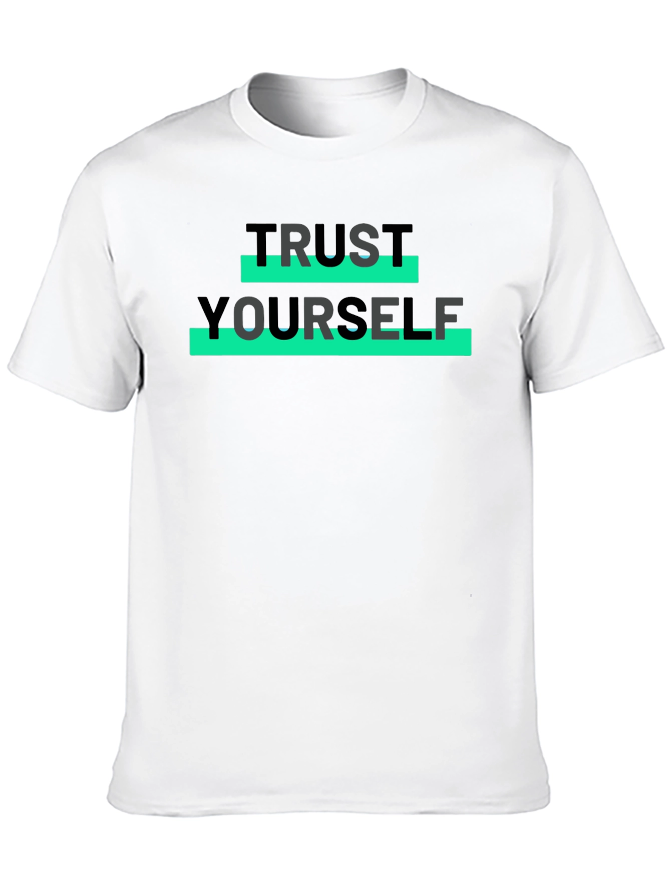 Trust Yourself Graphic Tee - Stylish Black T-Shirt