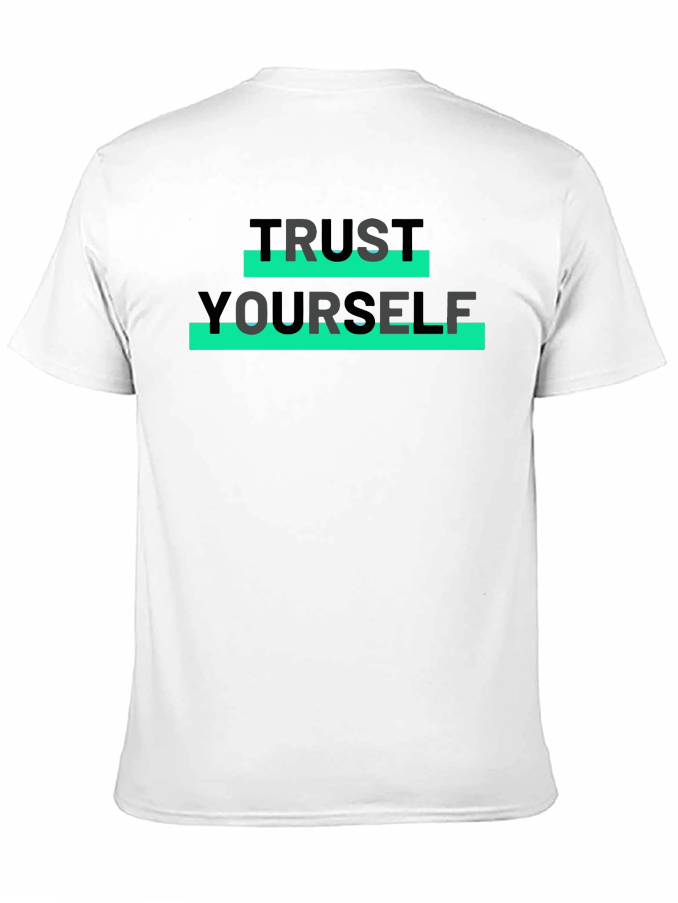 Trust Yourself Graphic Tee - Stylish Black T-Shirt