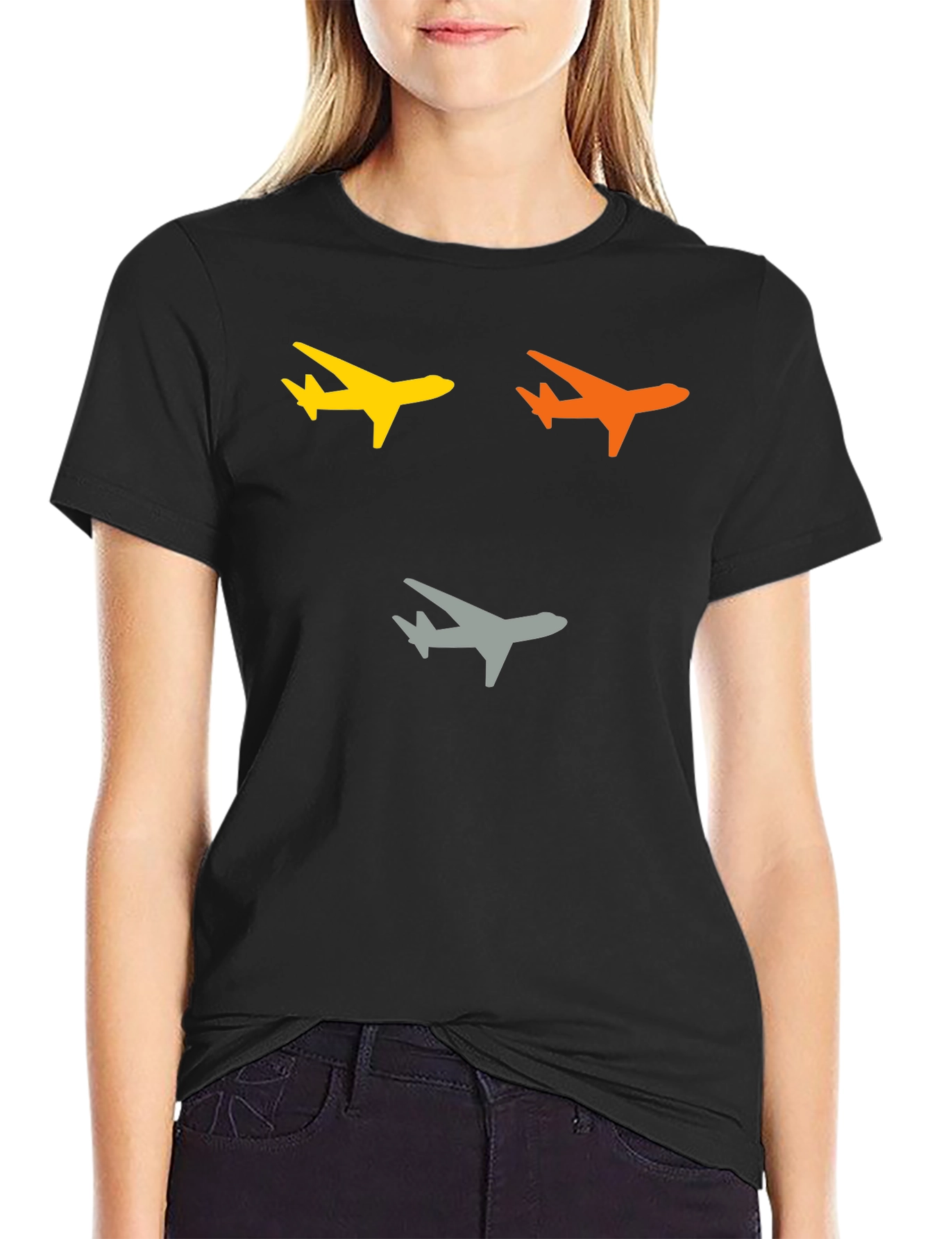 Airplane Graphic Tee - Stylish Travel T-Shirt
