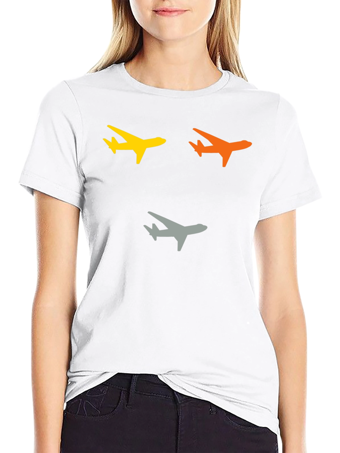 Airplane Graphic Tee - Stylish Travel T-Shirt