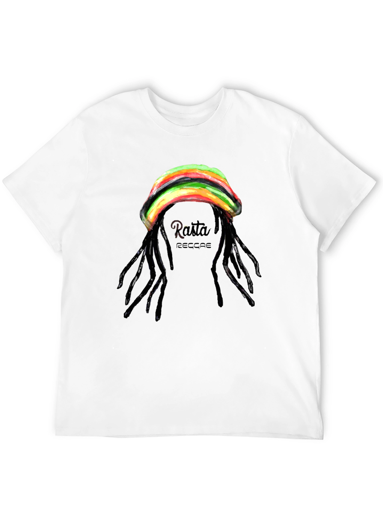 Rasta Reggae T-Shirt - Black Graphic Tee