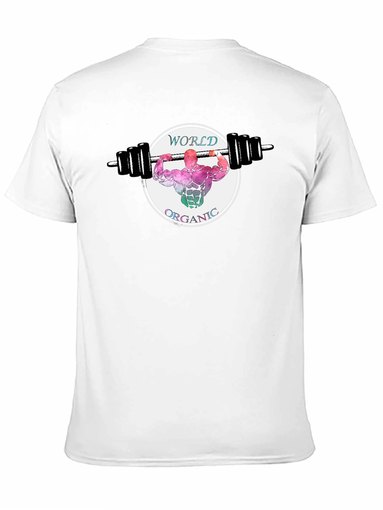 World Organic Fitness Black T-Shirt