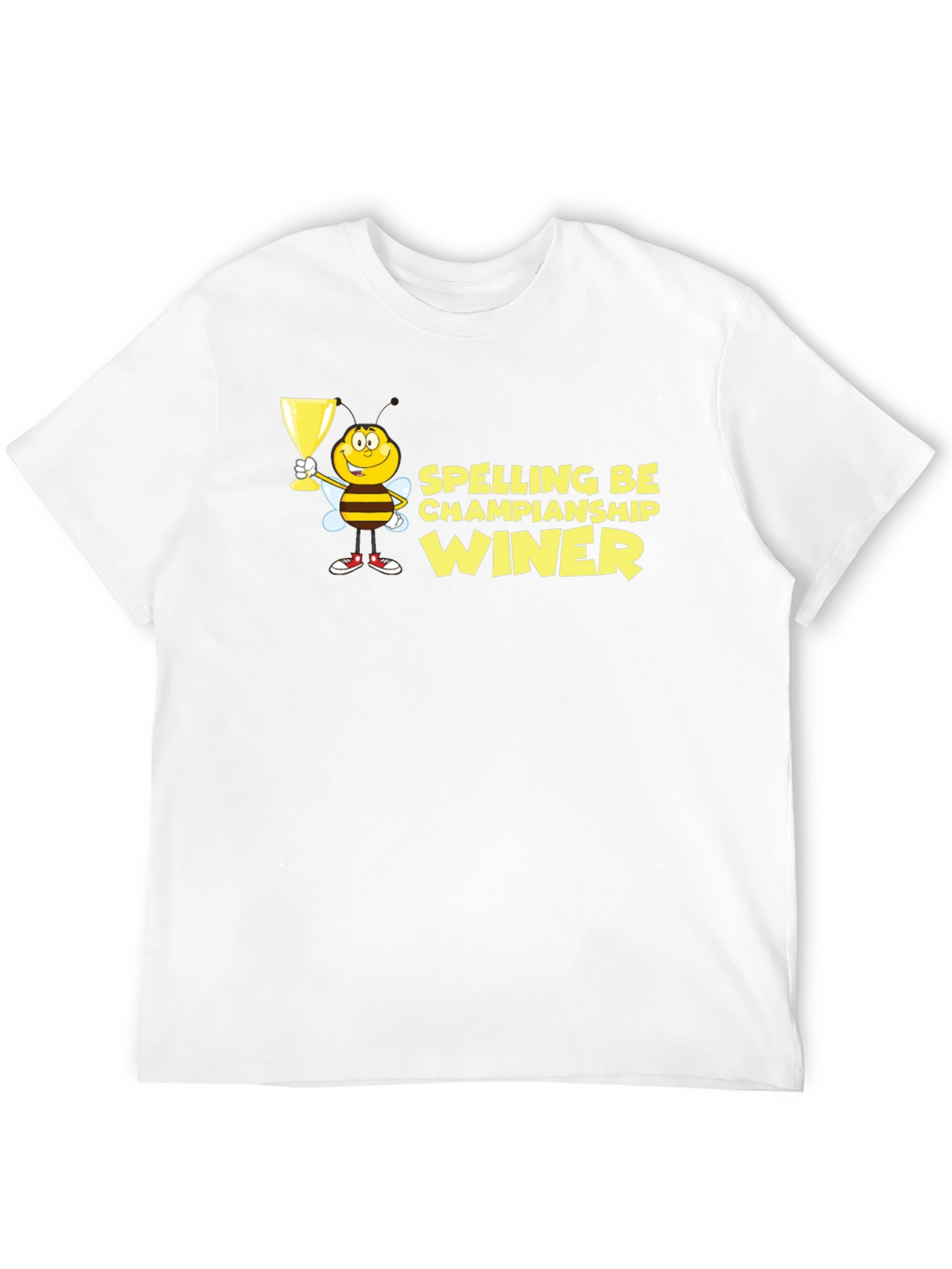 Spelling Bee Champion Winner Black T-Shirt