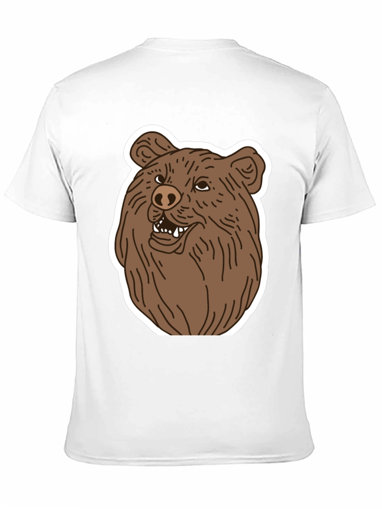 Bear Graphic Tee - Mens Black T-Shirt