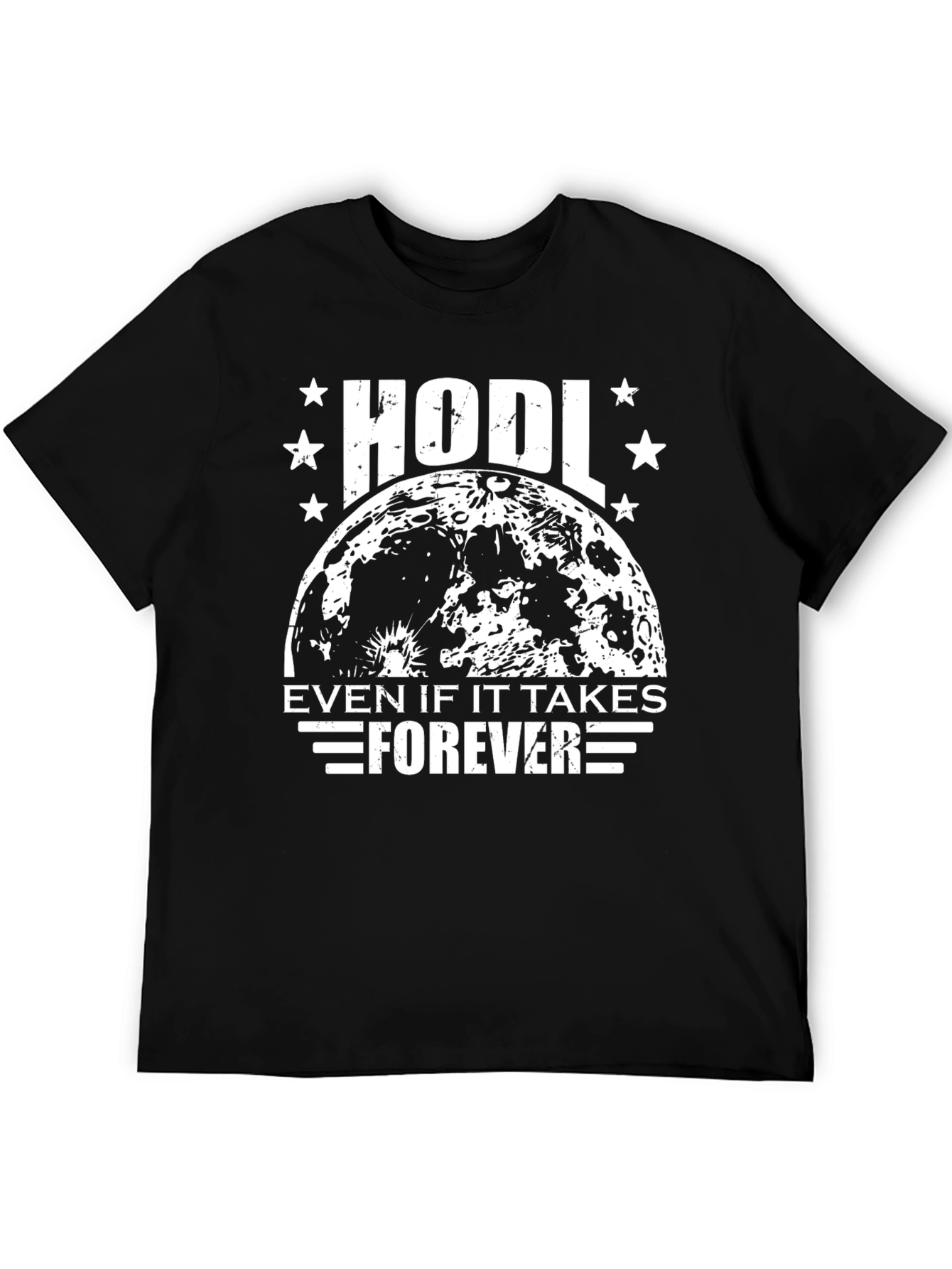 HODL Crypto T-Shirt - Moon Design