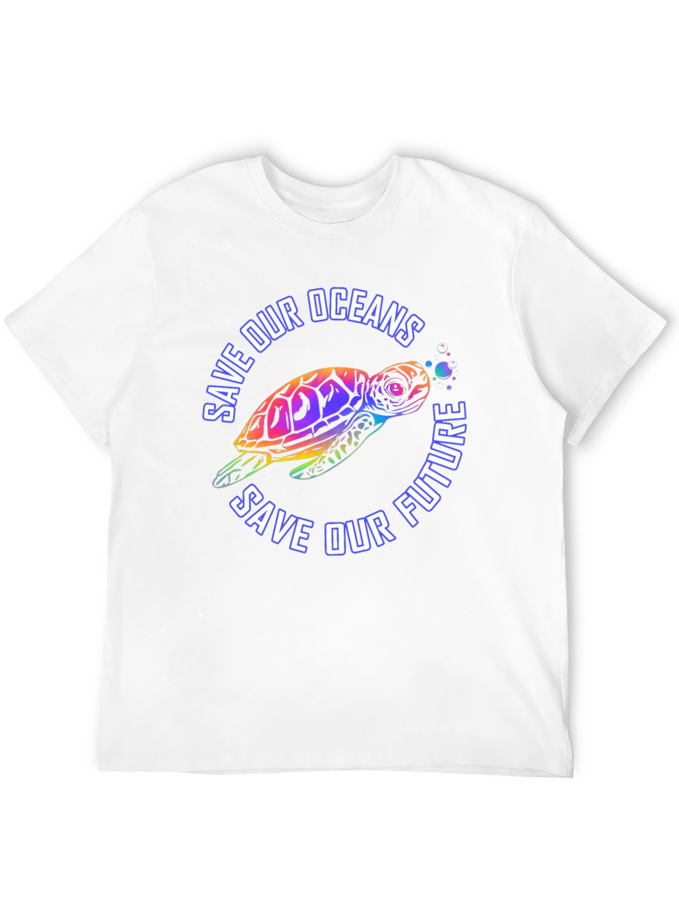 Save Our Oceans Turtle Graphic T-Shirt