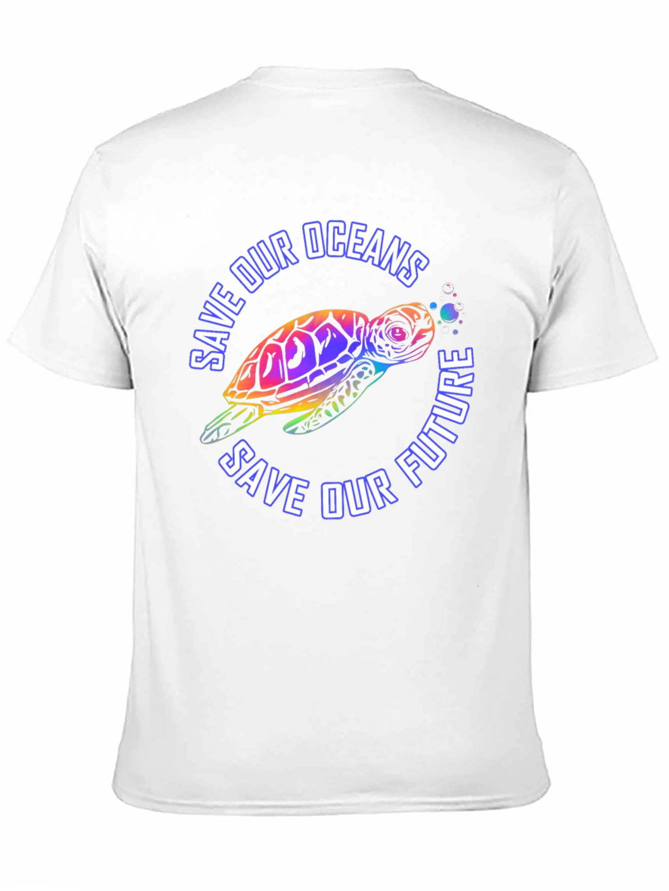 Save Our Oceans Turtle Graphic T-Shirt