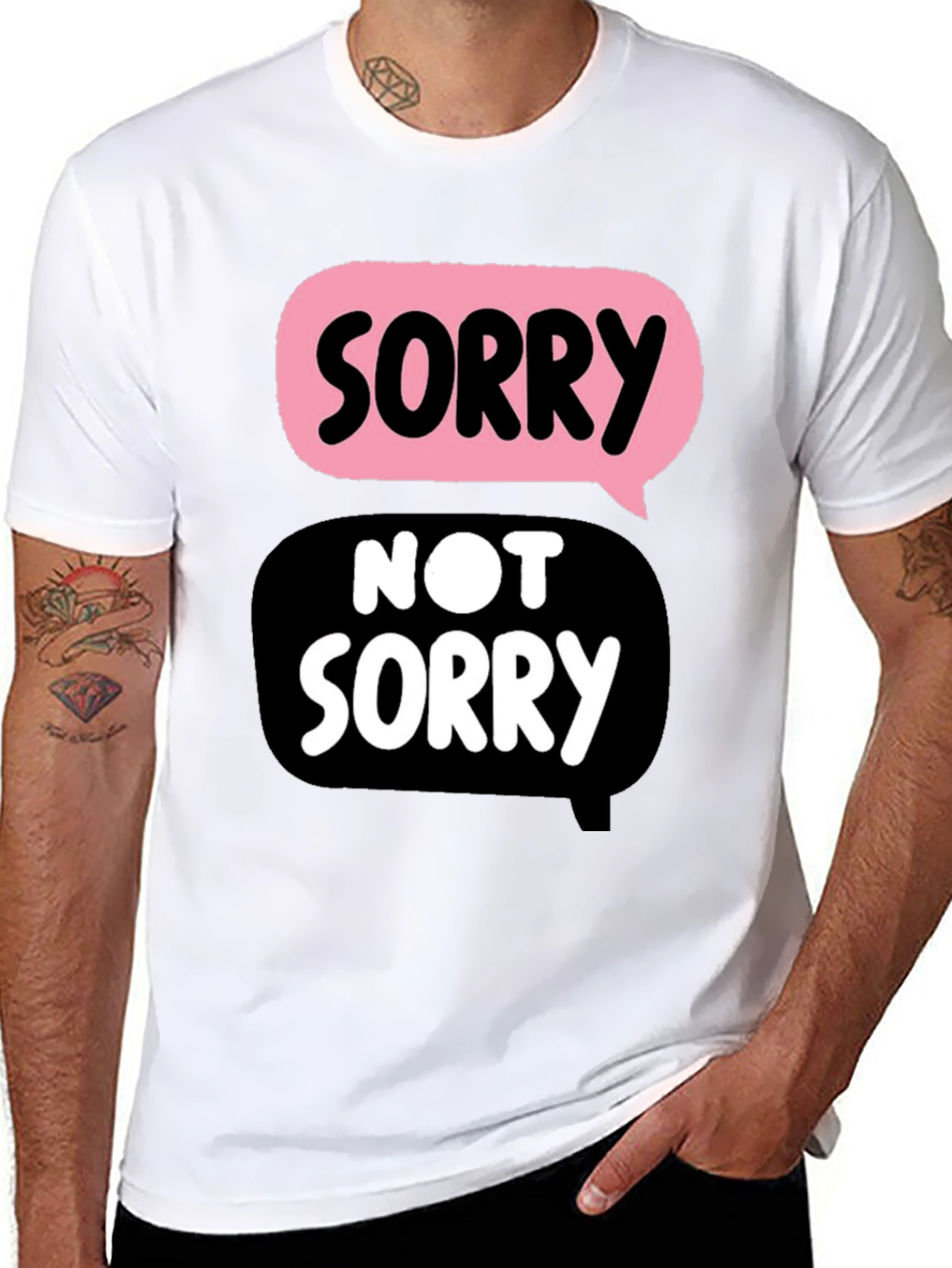 Funny Sorry Not Sorry Graphic Tee