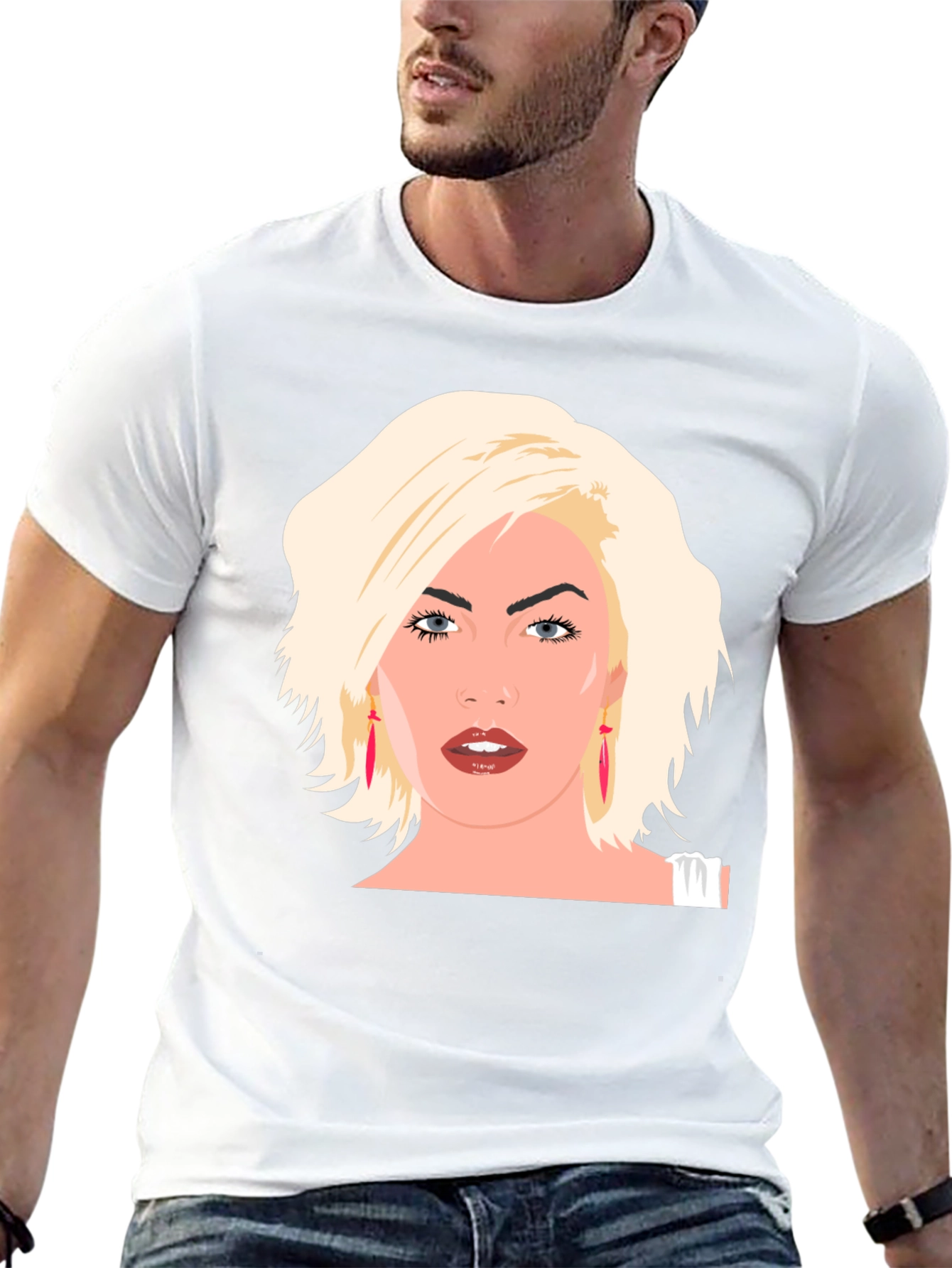 Blonde Hair Woman Graphic Tee