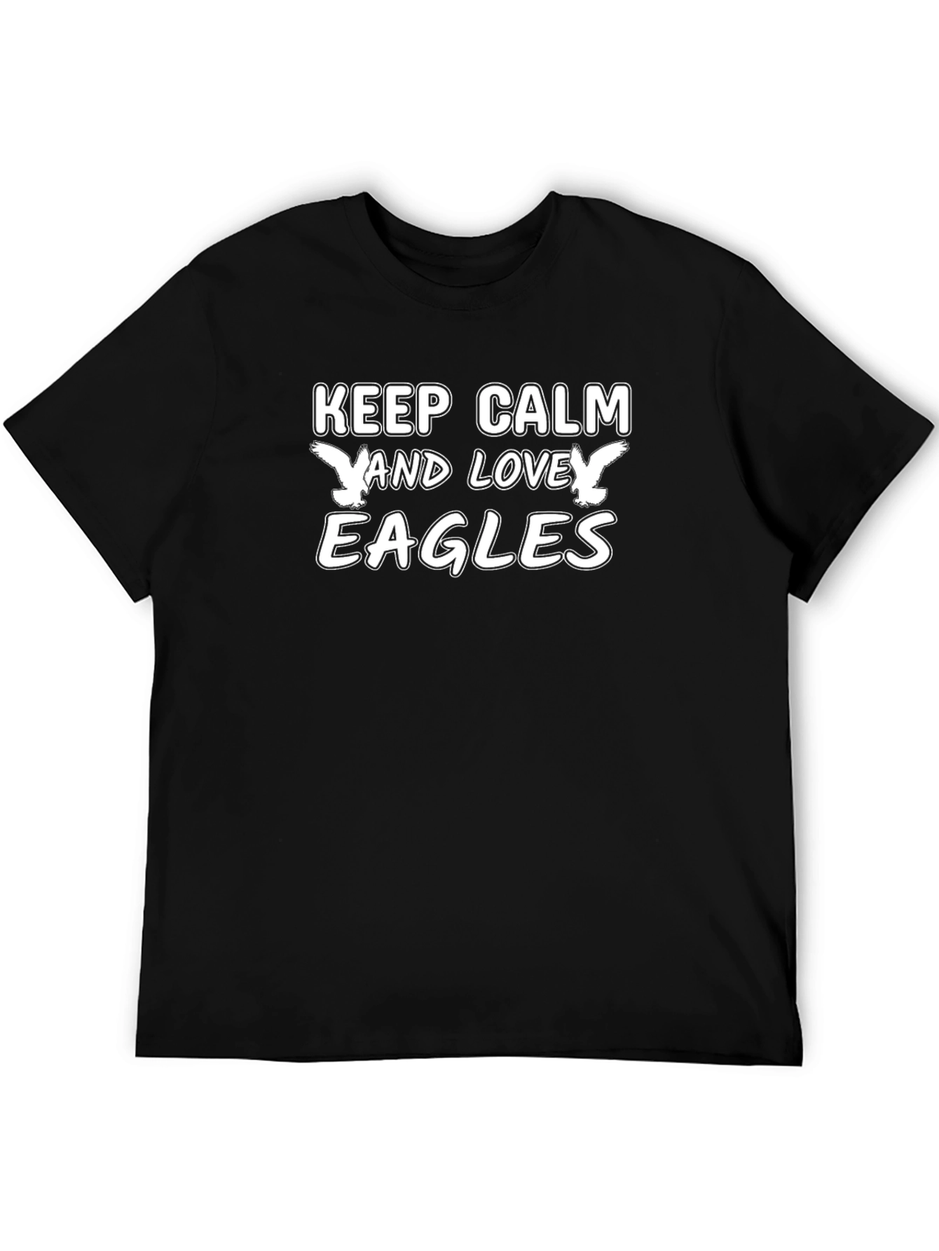Keep Calm and Love Eagles Graphic T-Shirt