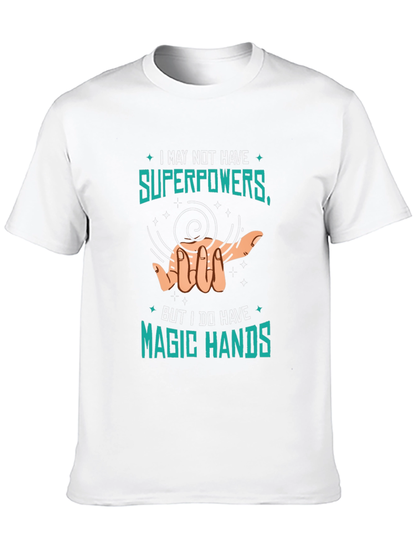 Magic Hands Graphic Tee - Novelty Print T-Shirt