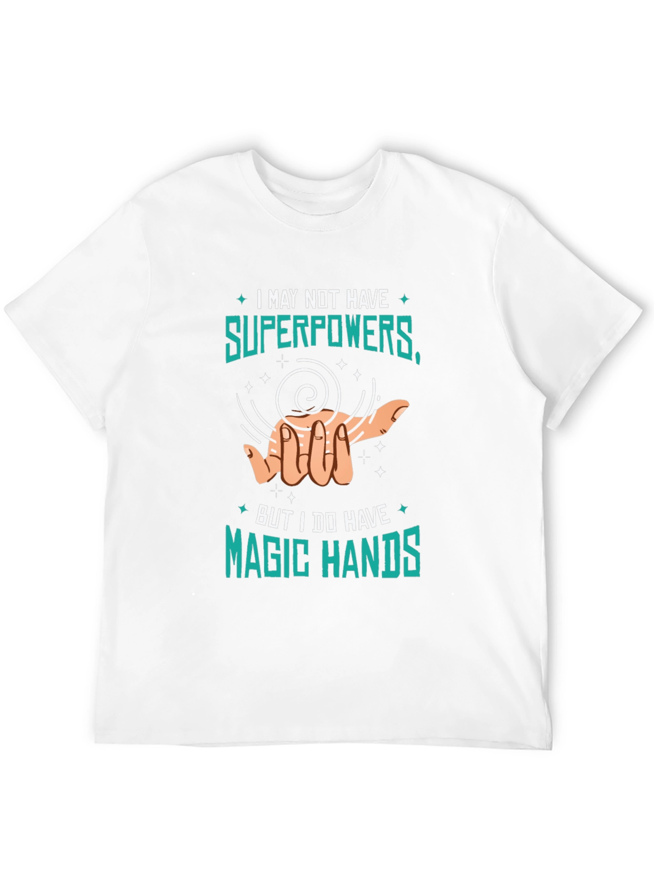 Magic Hands Graphic Tee - Novelty Print T-Shirt