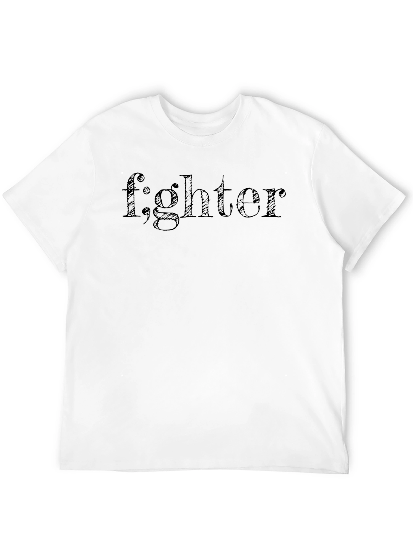 Fighter Pun Black T-Shirt