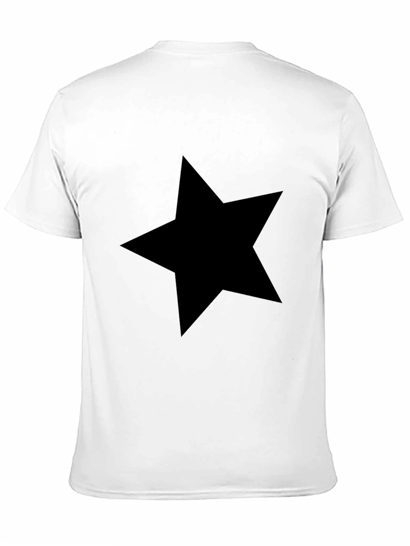 Black Star Graphic Tee - Stylish Comfort