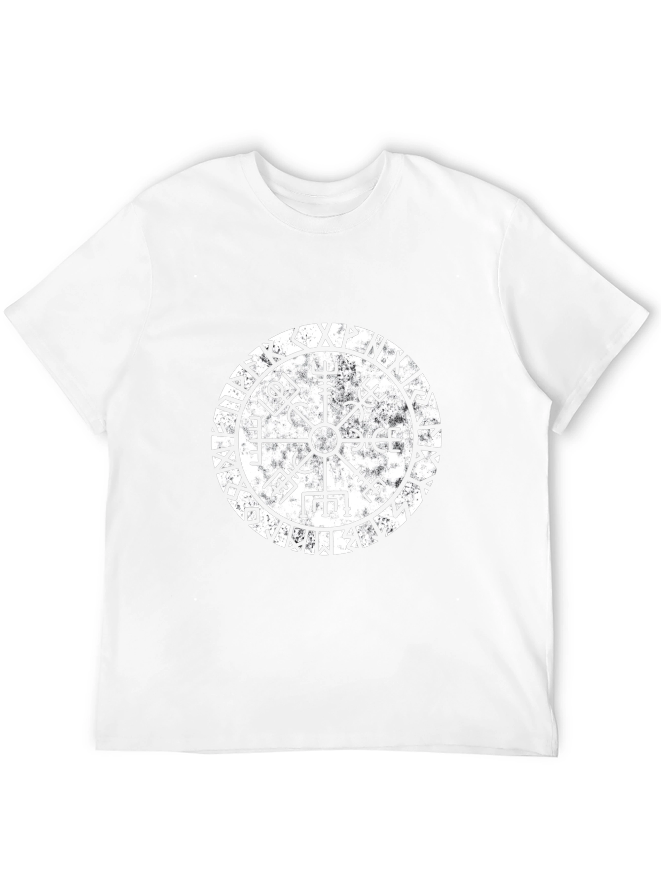 Vegvisir Compass T-Shirt - Viking Rune Symbol