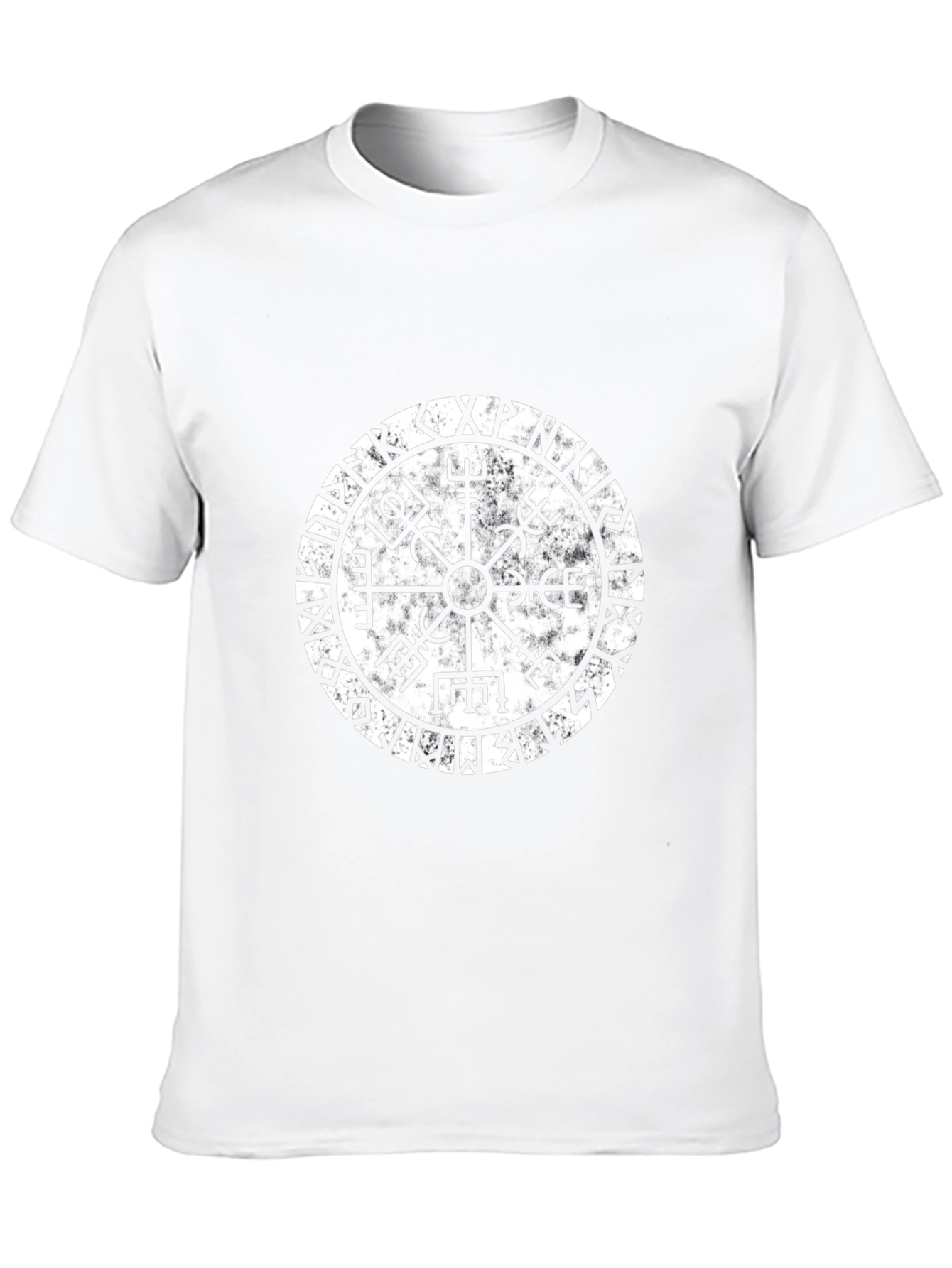 Vegvisir Compass T-Shirt - Viking Rune Symbol