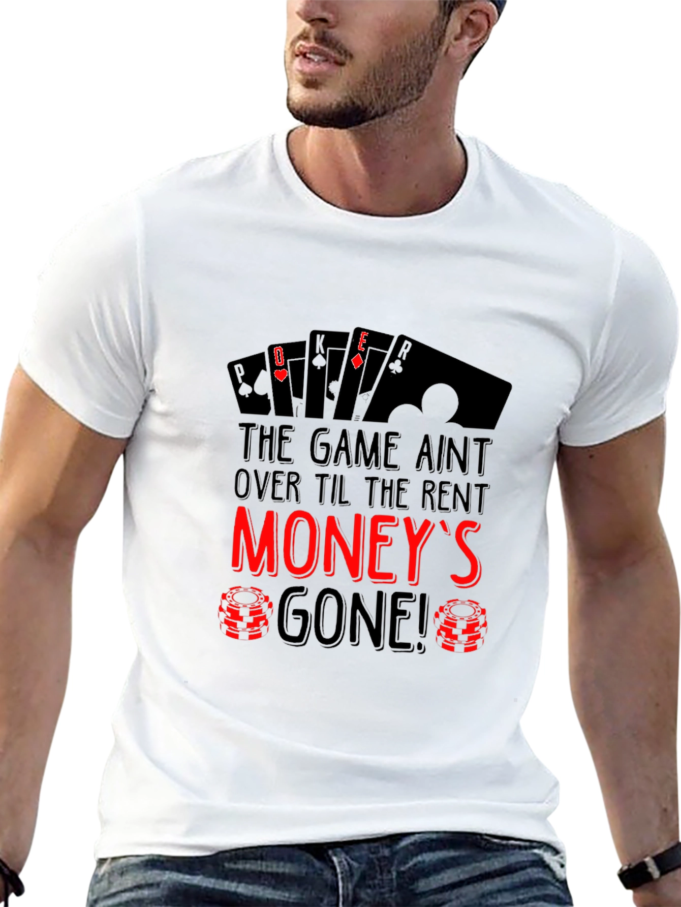 Poker Game T-Shirt - The Game Aint Over