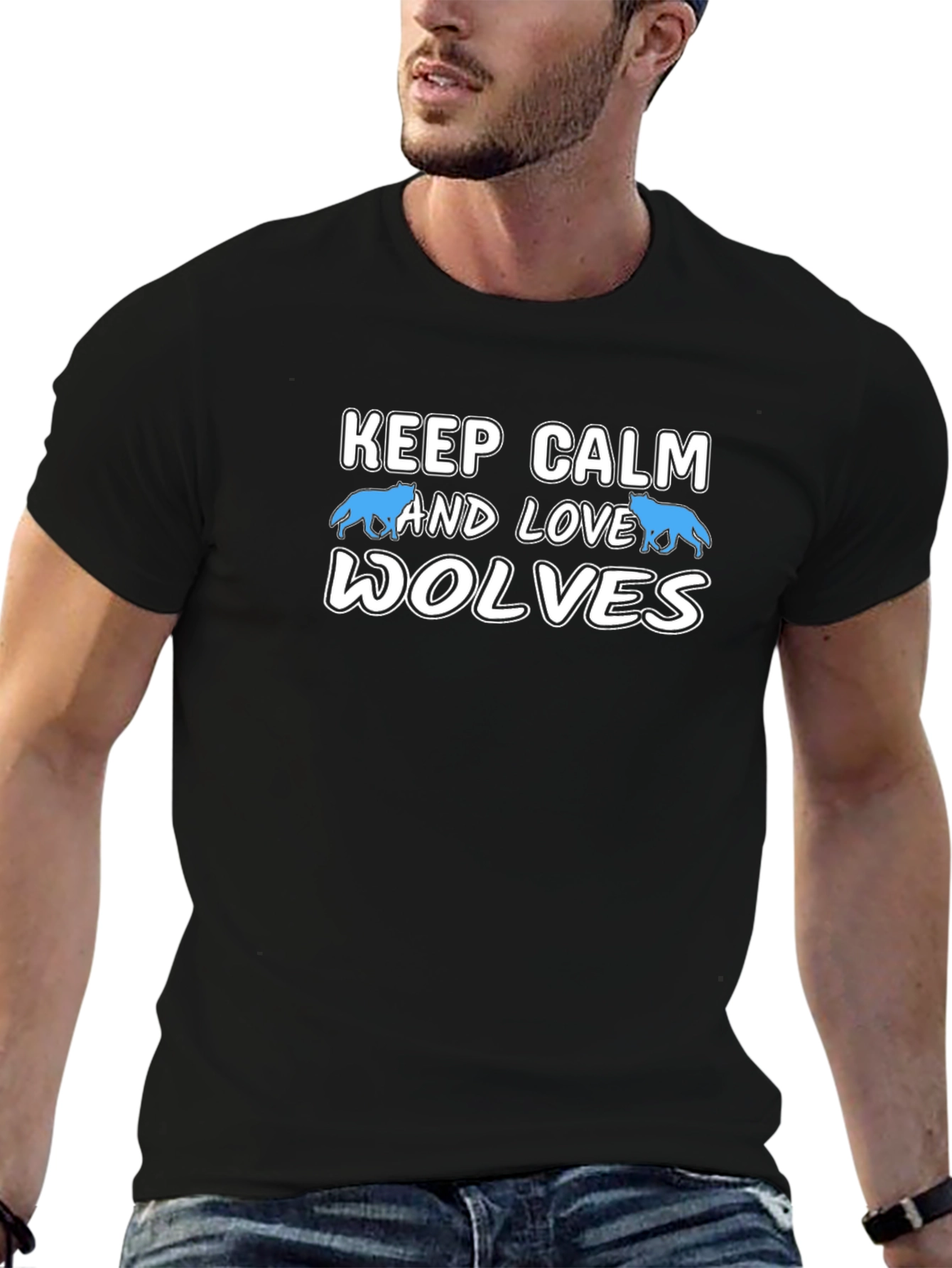 Keep Calm and Love Wolves T-Shirt