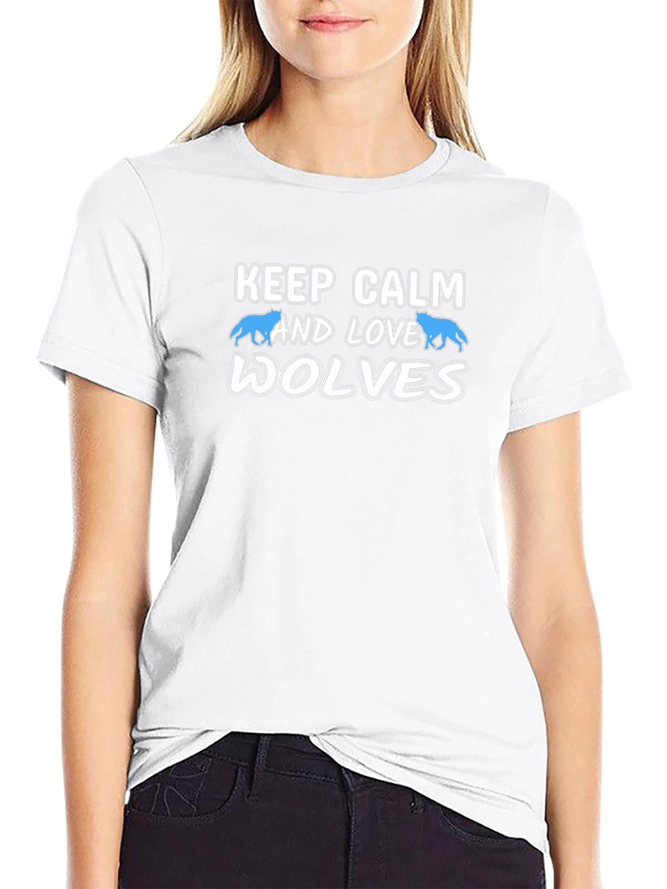 Keep Calm and Love Wolves T-Shirt