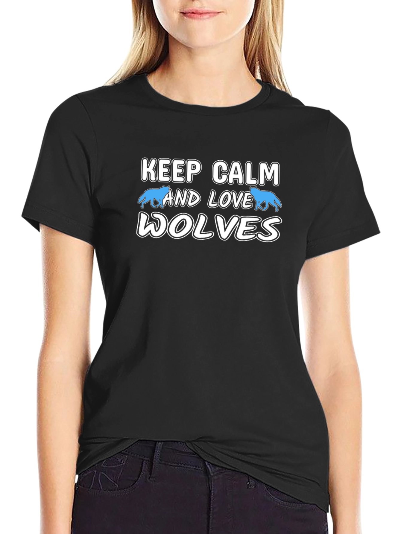 Keep Calm and Love Wolves T-Shirt