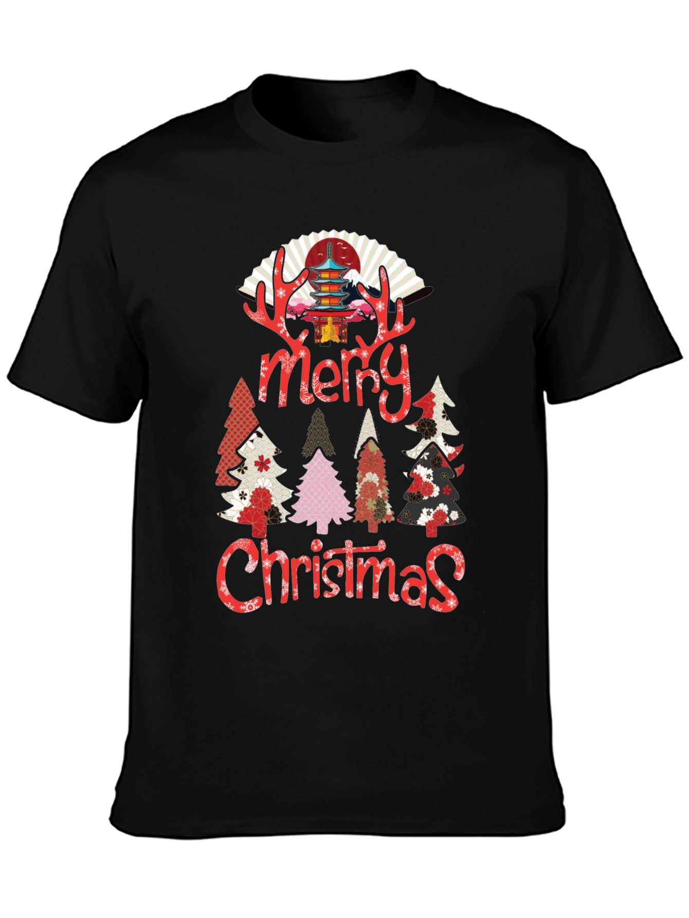 Merry Christmas Asian Style T-Shirt