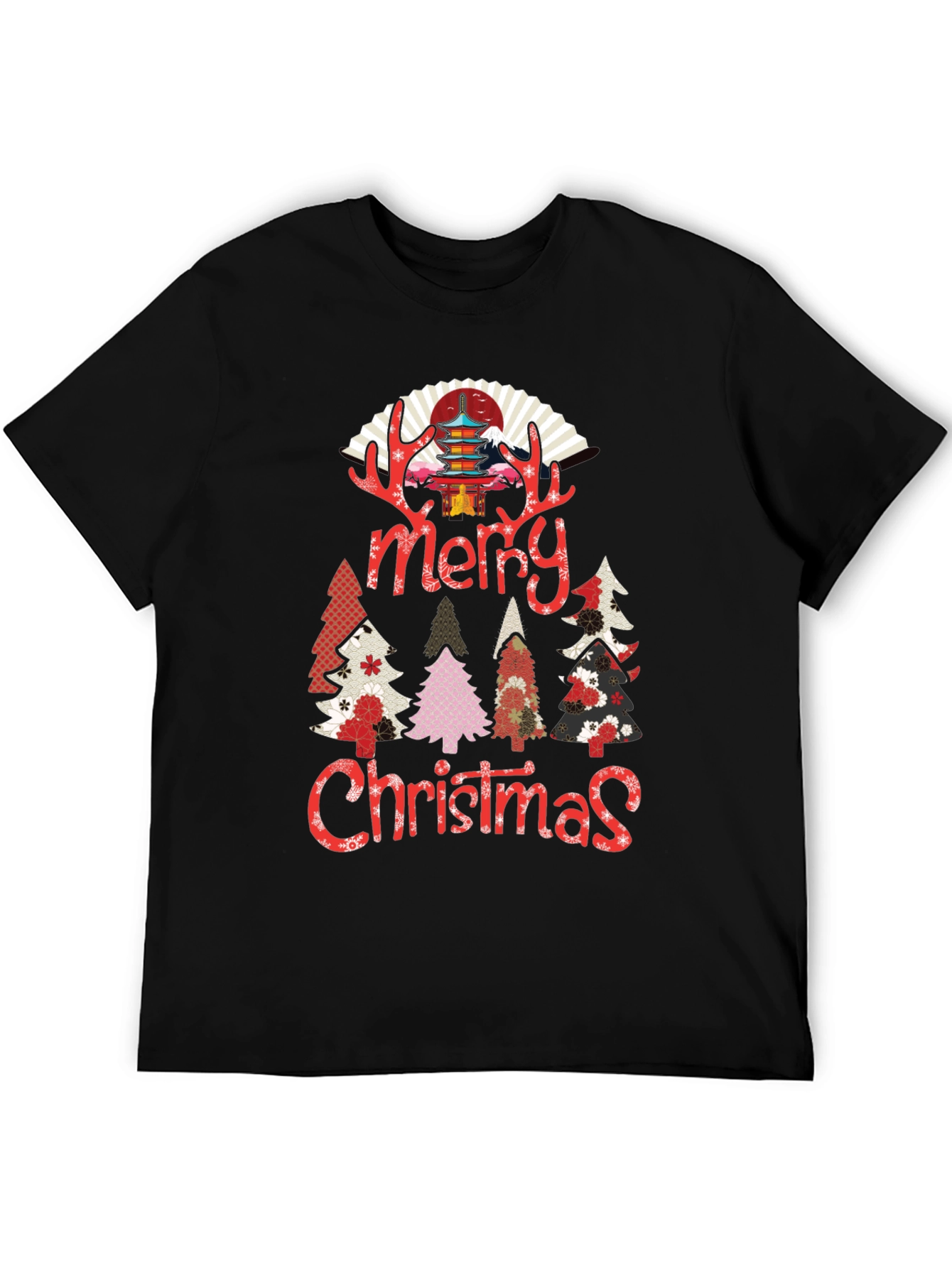 Merry Christmas Asian Style T-Shirt