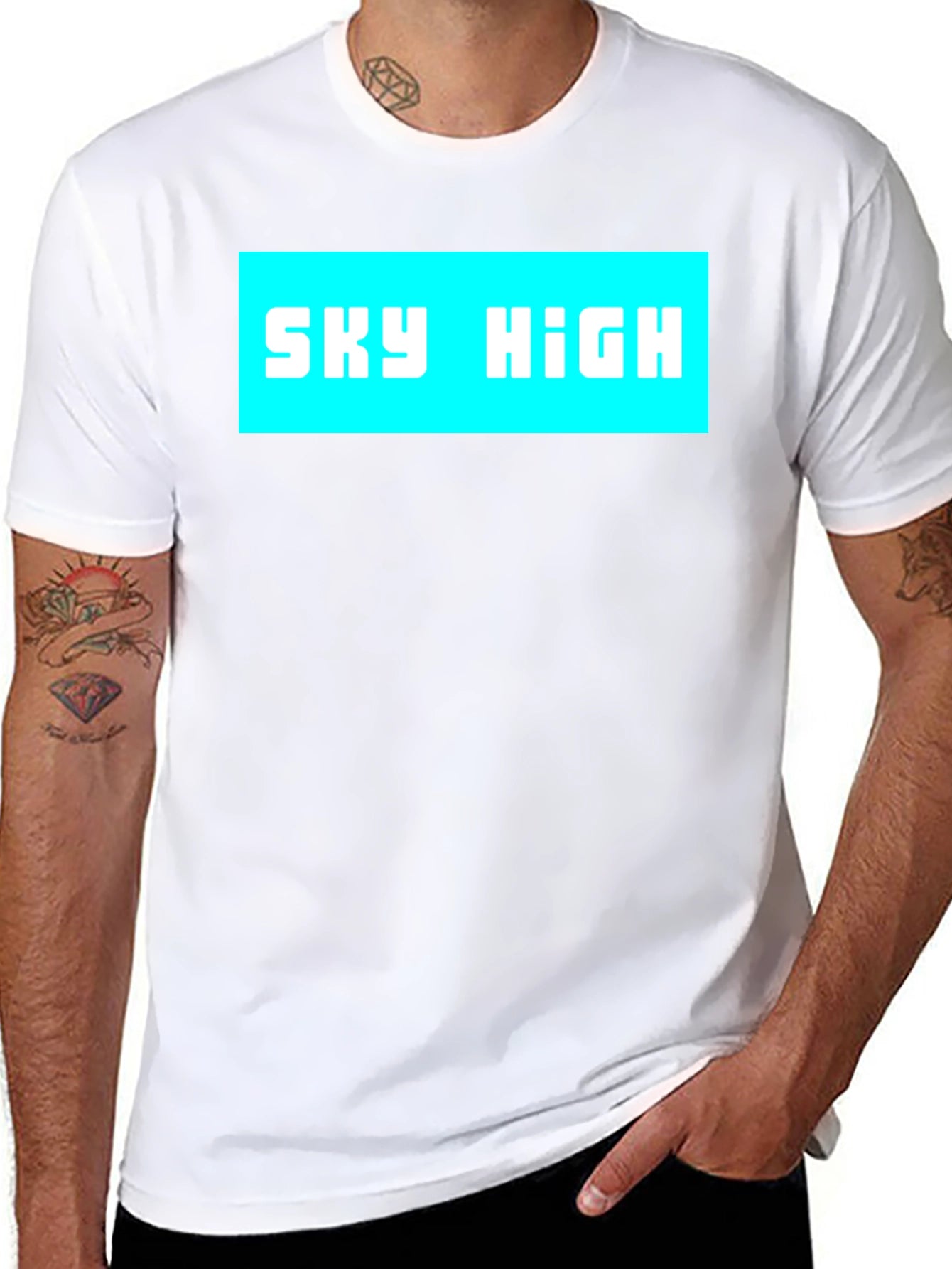 Sky High Graphic Tee - Bold Statement Shirt