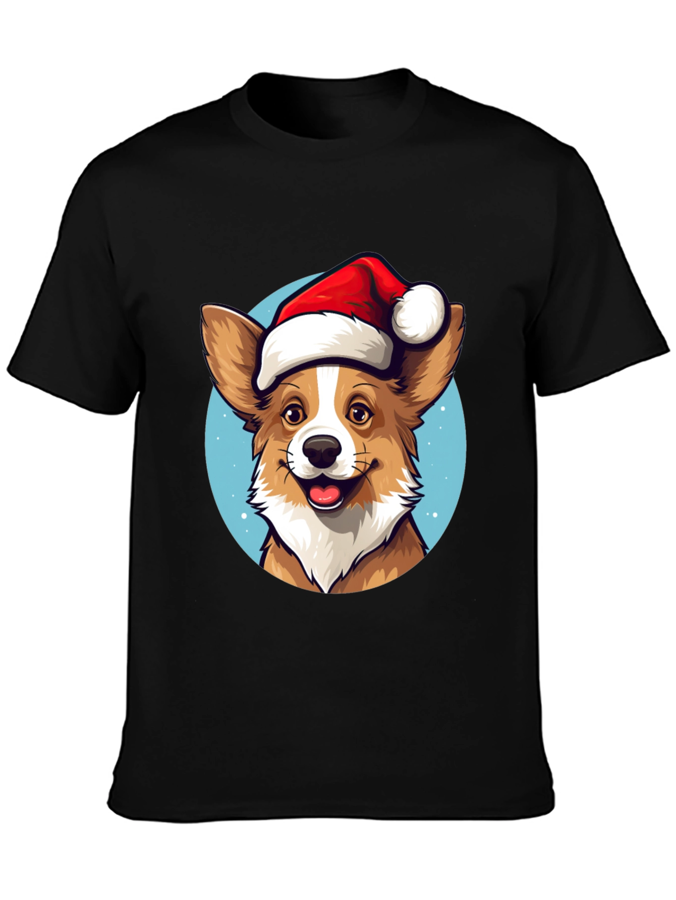Festive Corgi Christmas T-Shirt