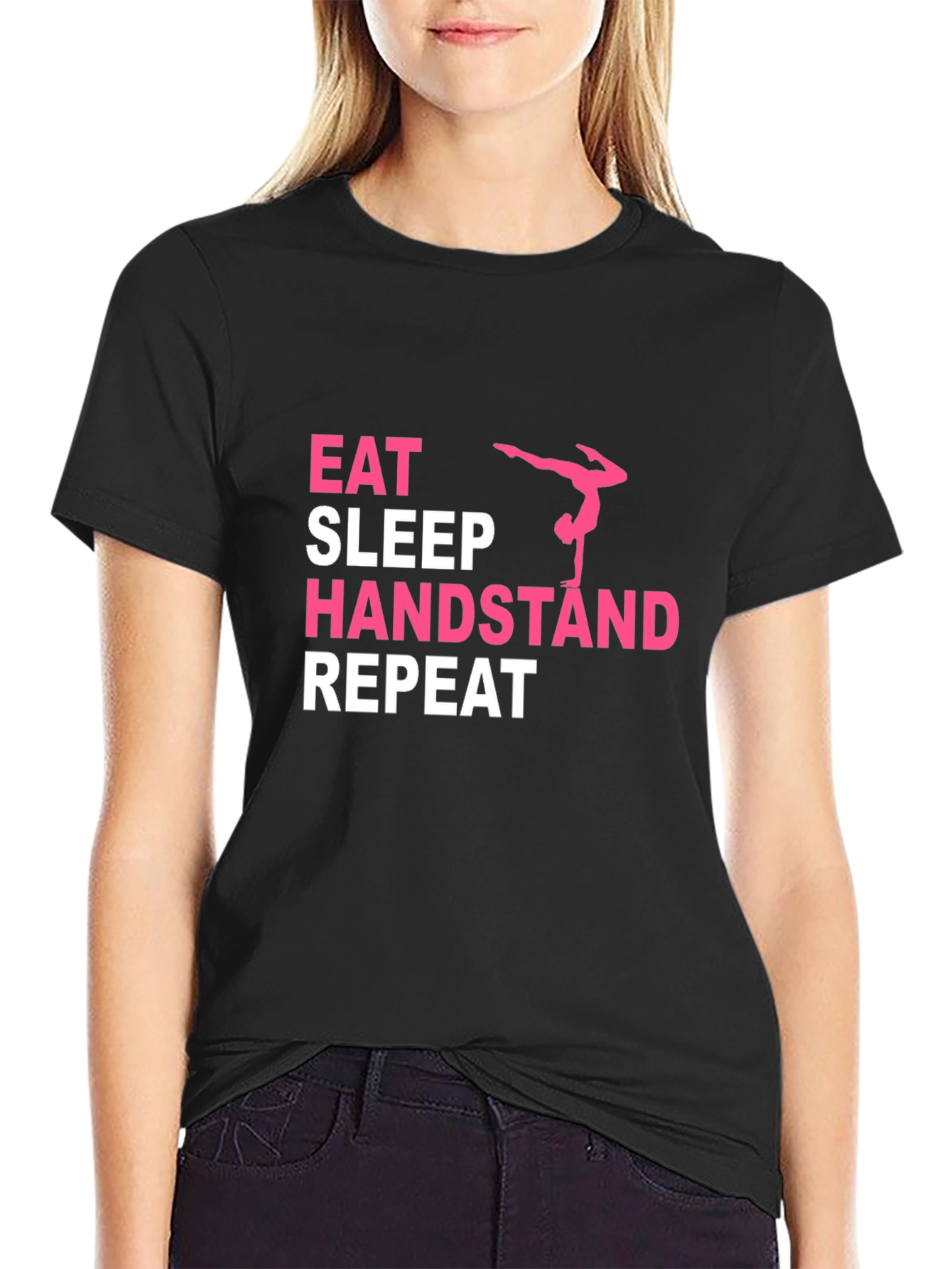 Eat Sleep Handstand Repeat Gymnast T-Shirt