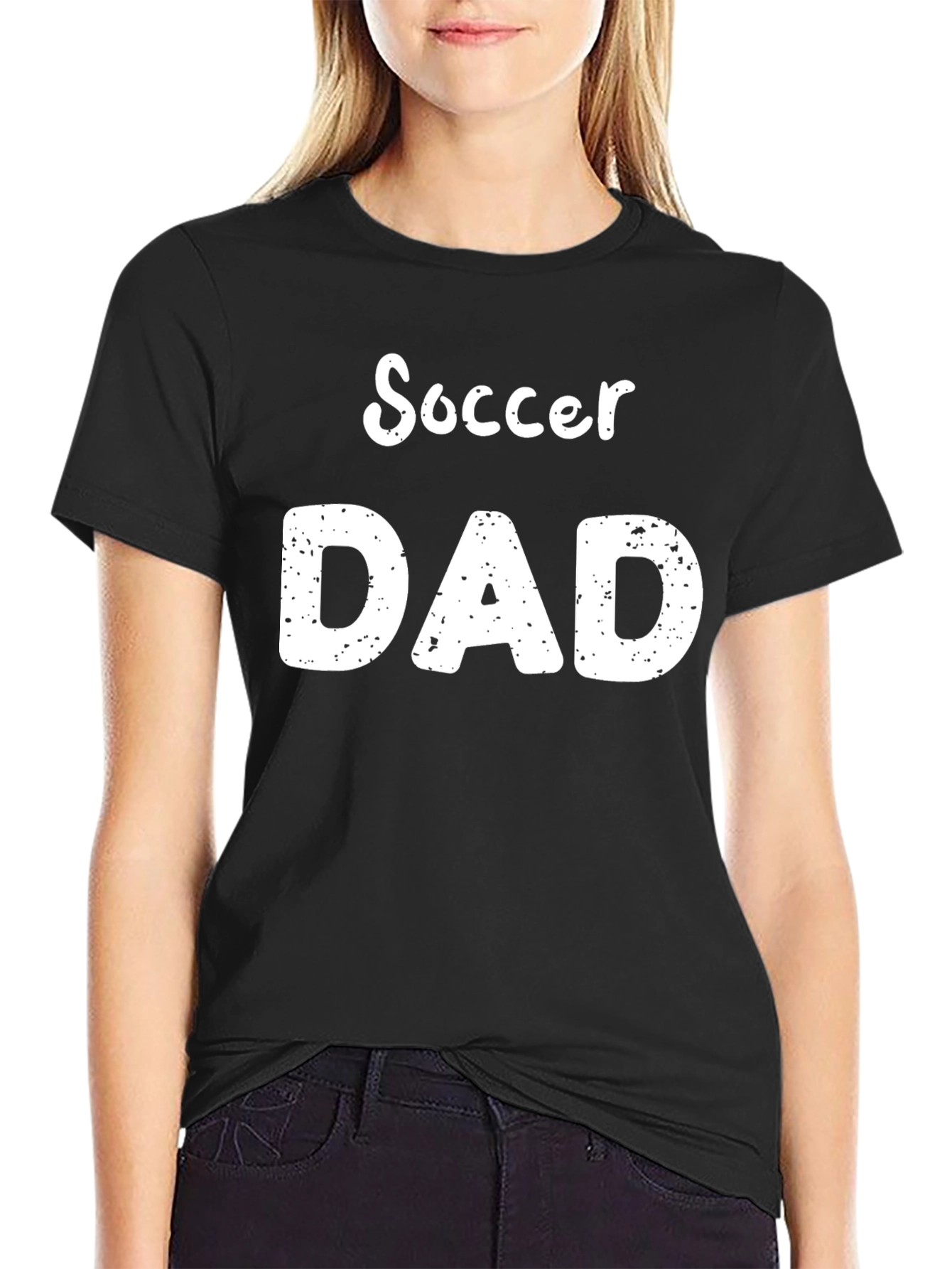 Soccer Dad T-Shirt - Black Graphic Tee