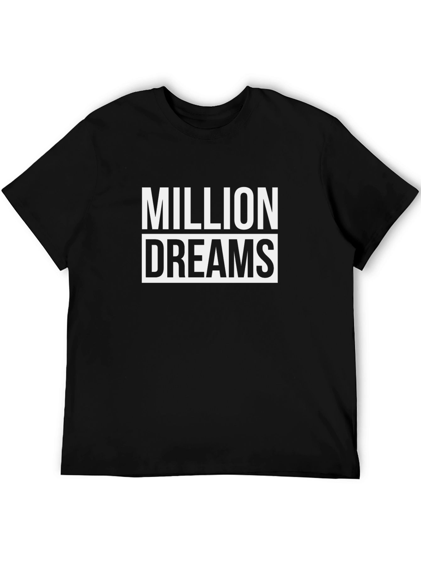 Million Dreams Graphic Print T-Shirt - Casual Style