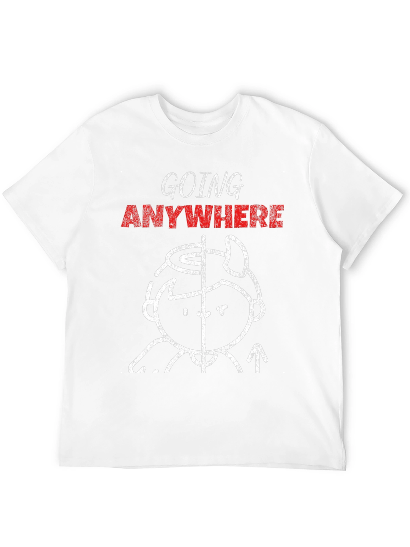 Going Anywhere Graphic Tee - Unisex Black T-Shirt