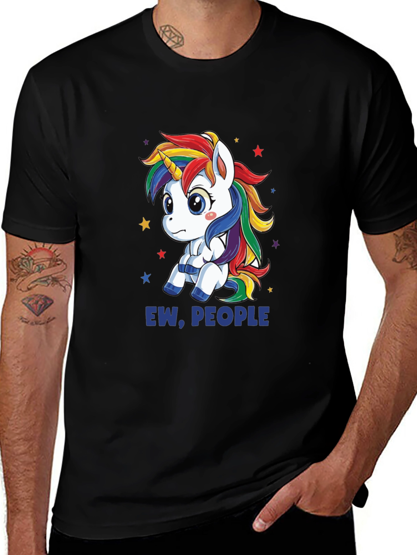 Ew People Unicorn Graphic Tee