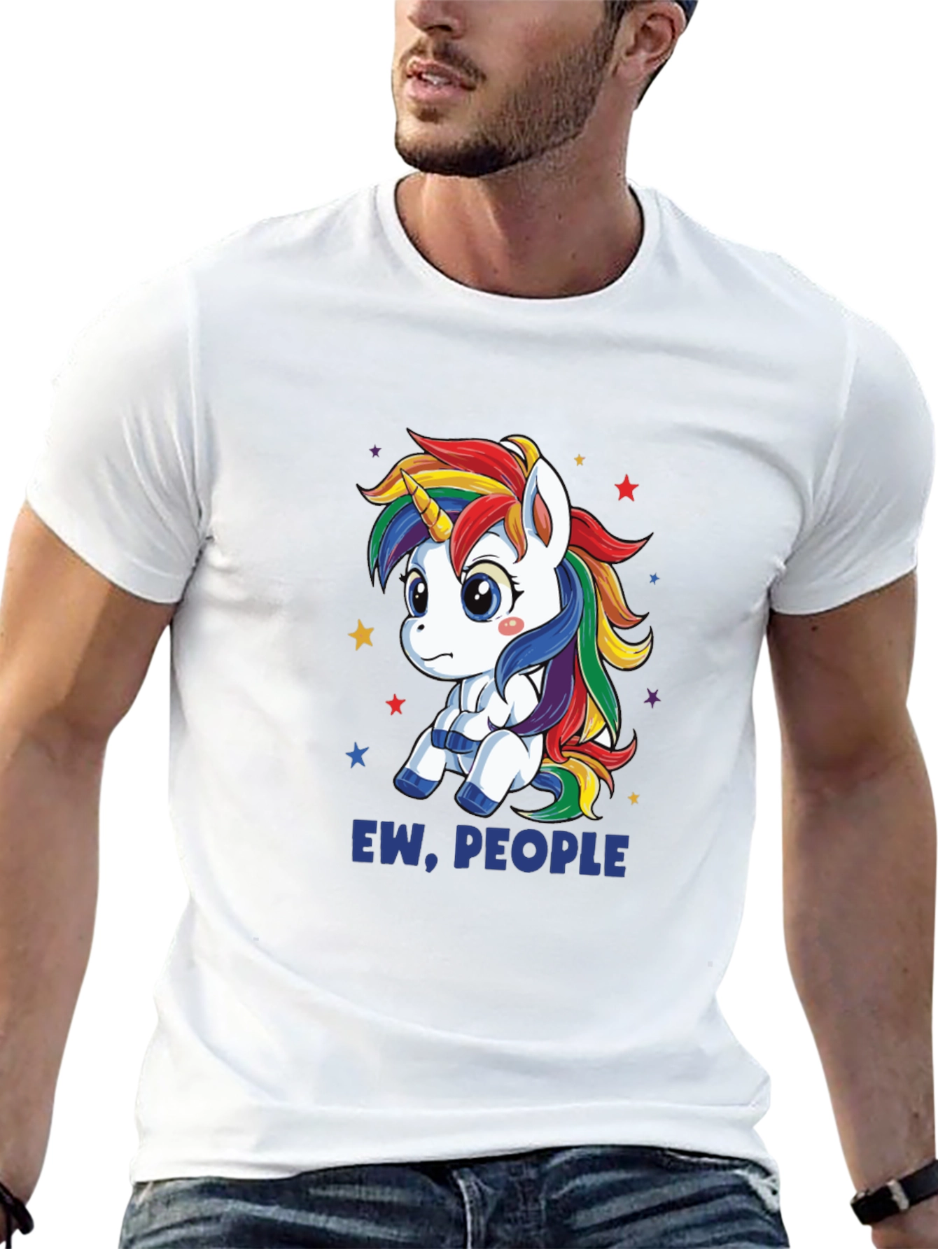 Ew People Unicorn Graphic Tee