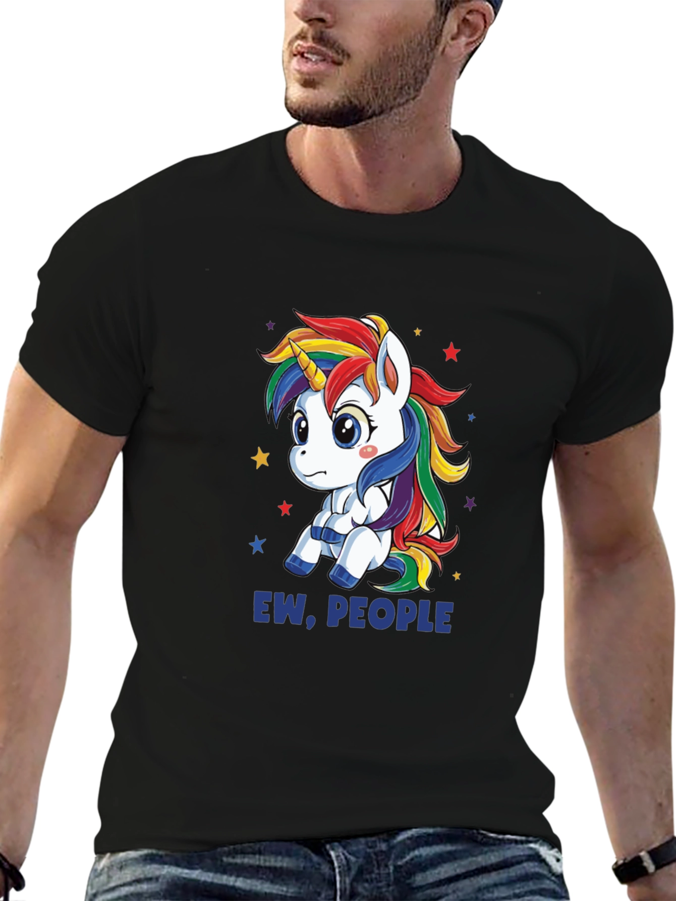 Ew People Unicorn Graphic Tee