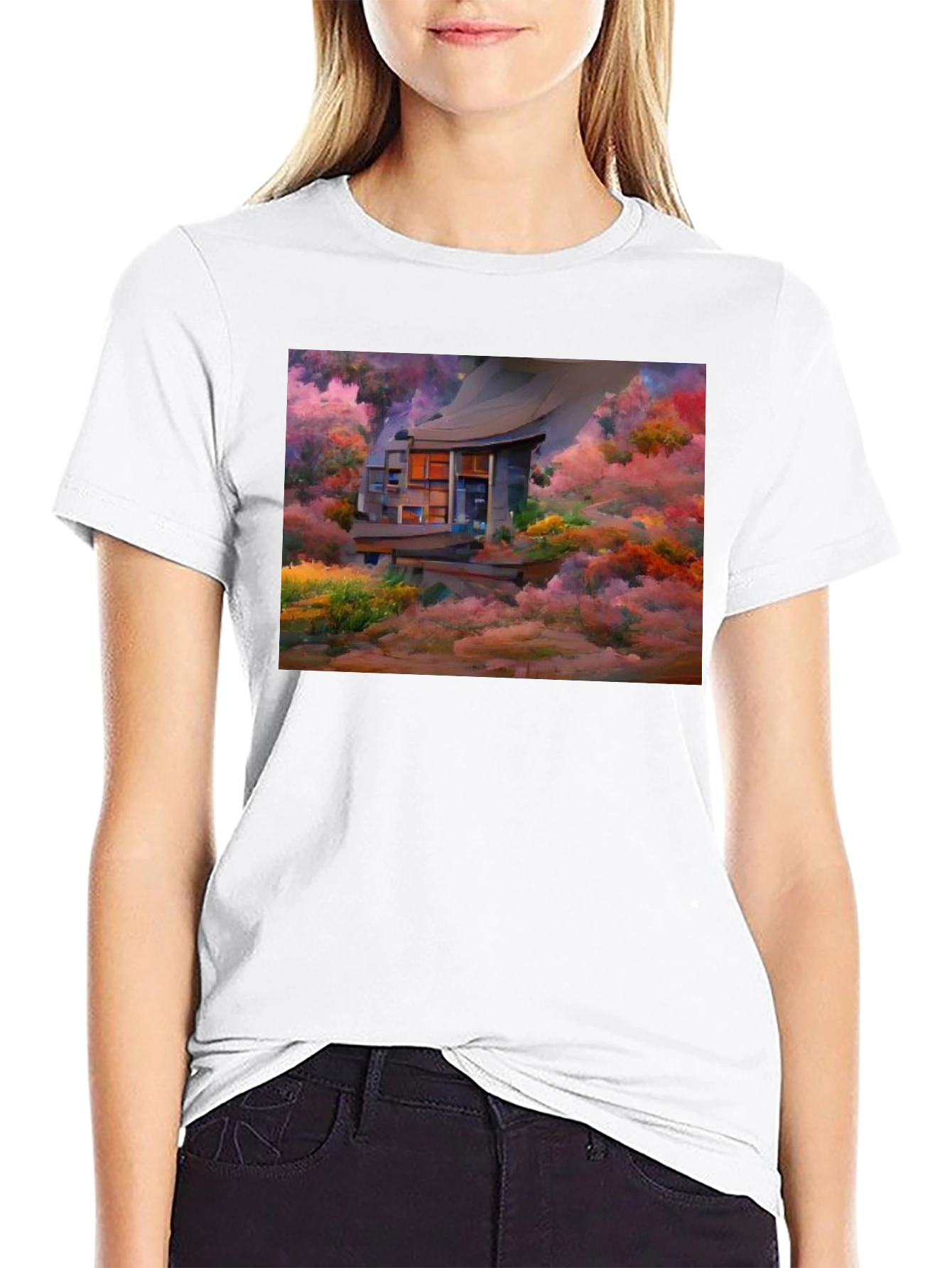 House in the Clouds Graphic Tee
