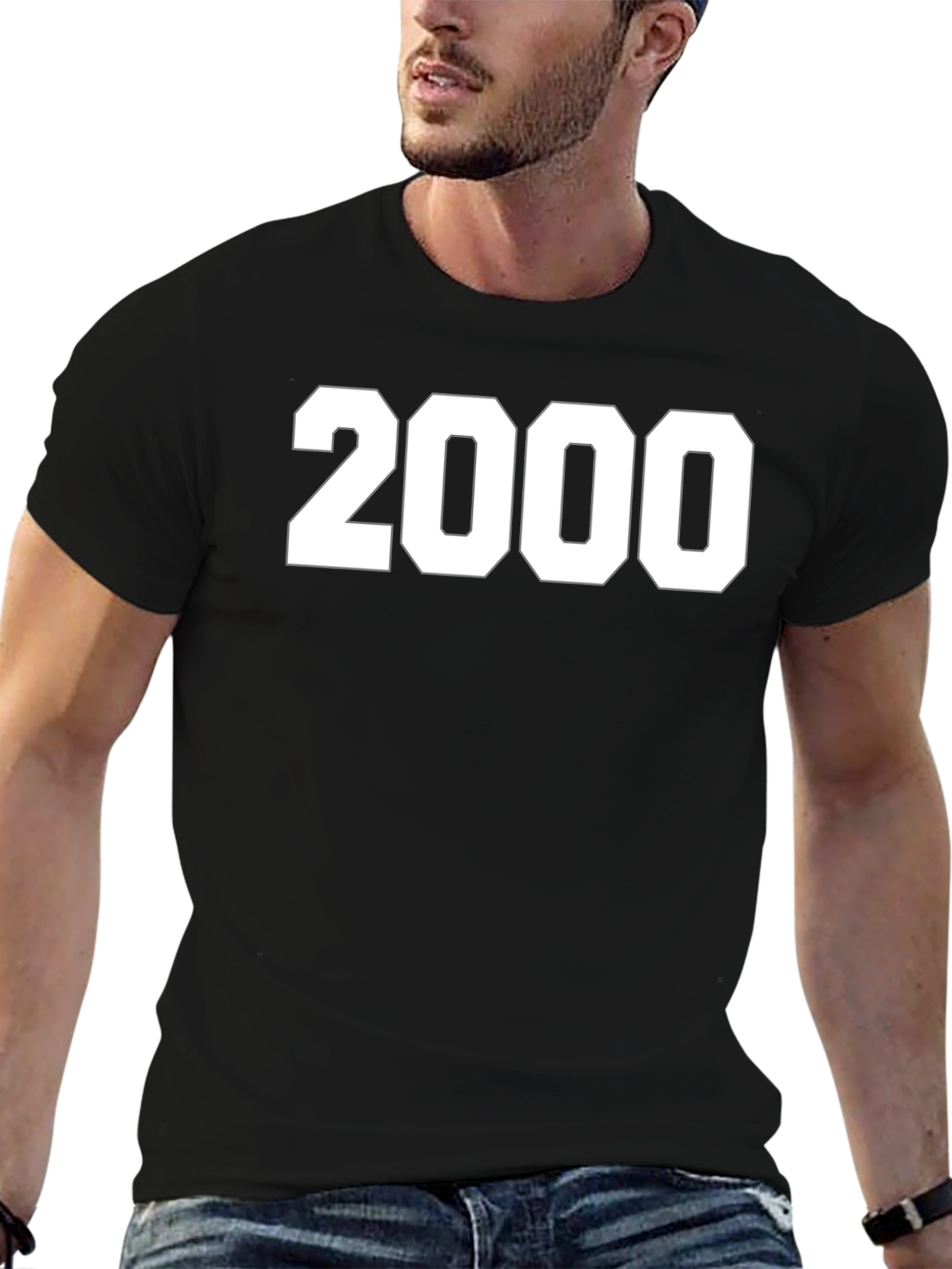 2000 Graphic Tee - Retro Style Birthday Gift