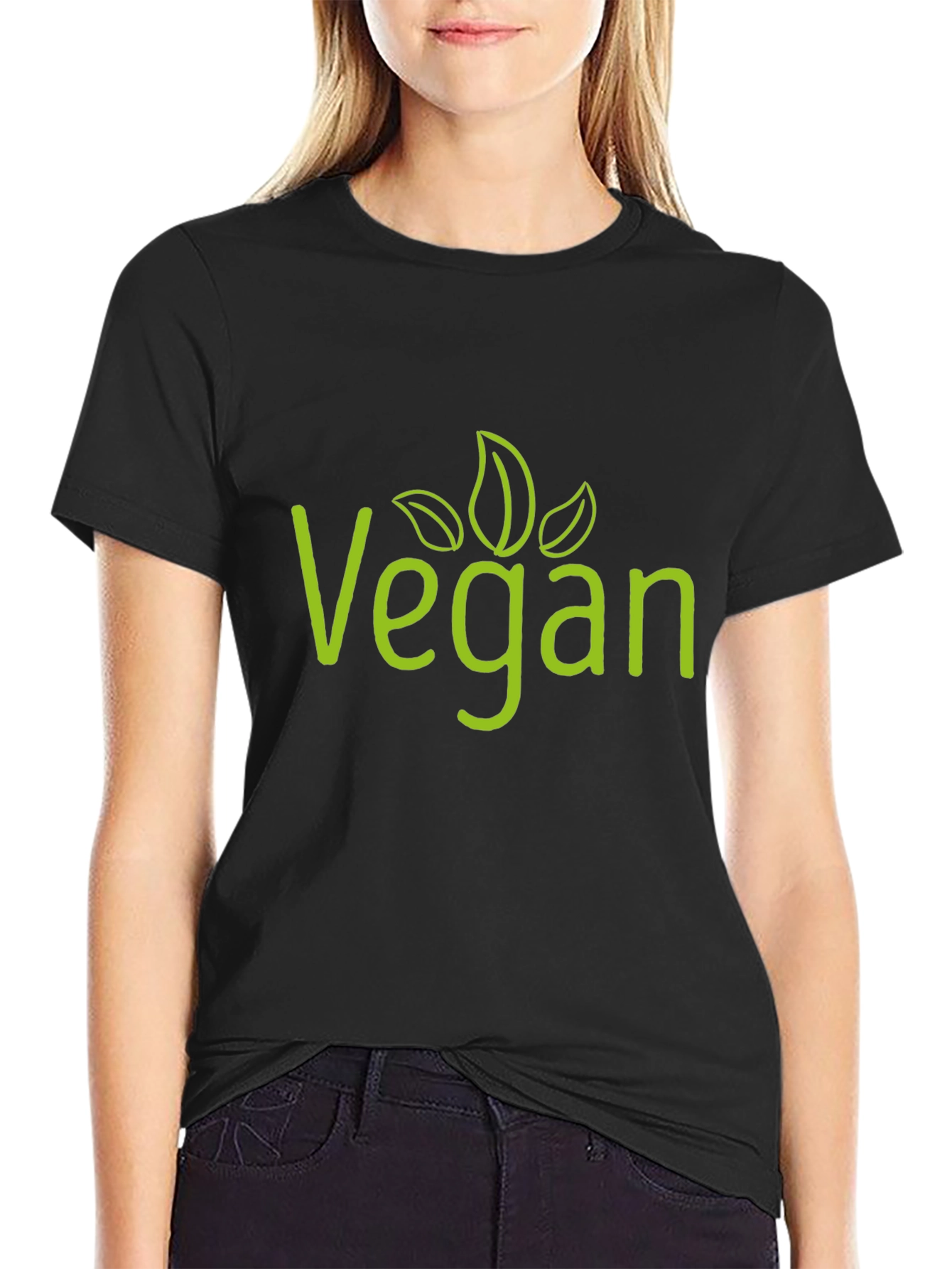 Vegan T-Shirt - Green Vegan Design