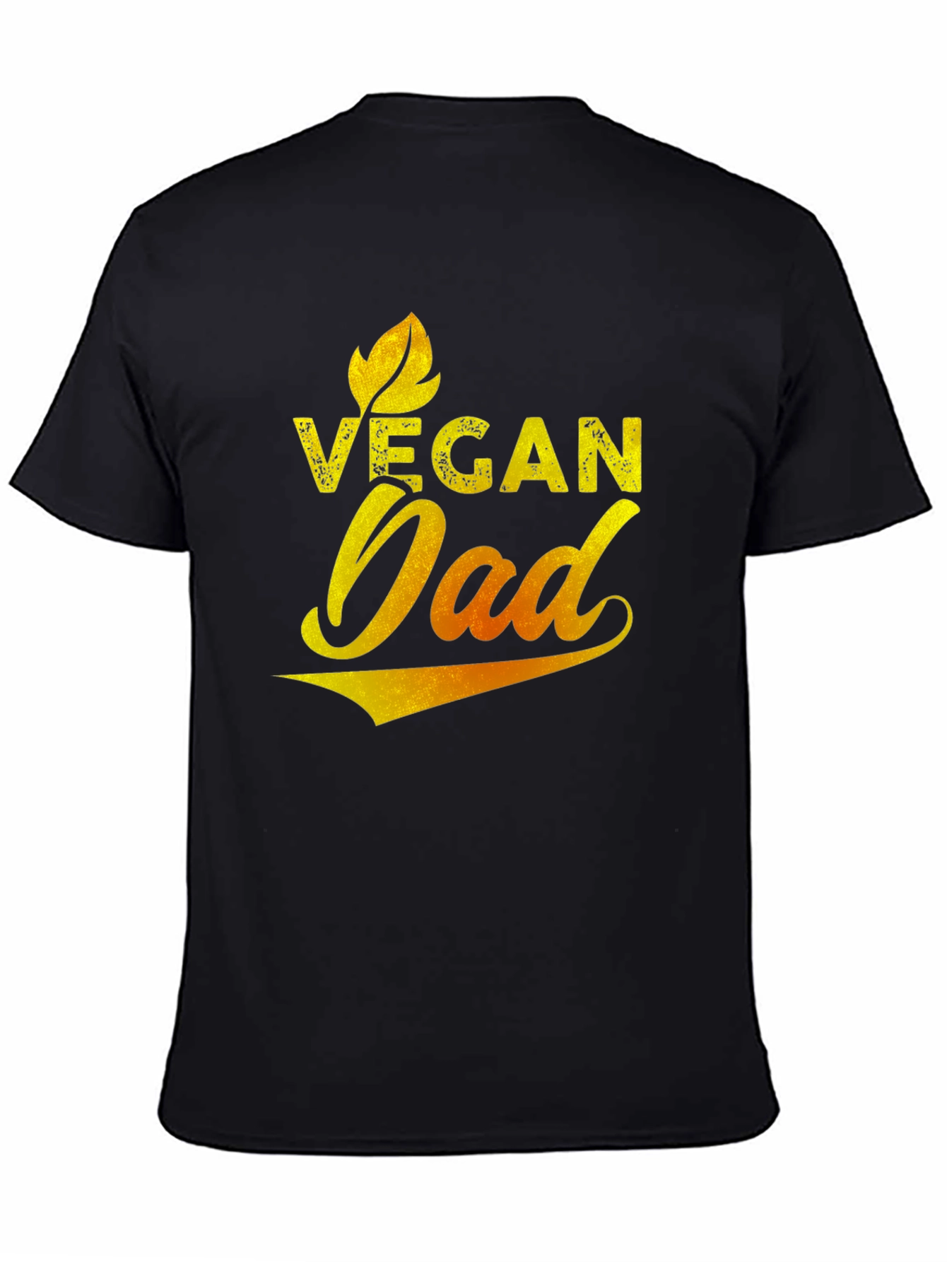 Vegan Dad Graphic Tee - Black T-Shirt