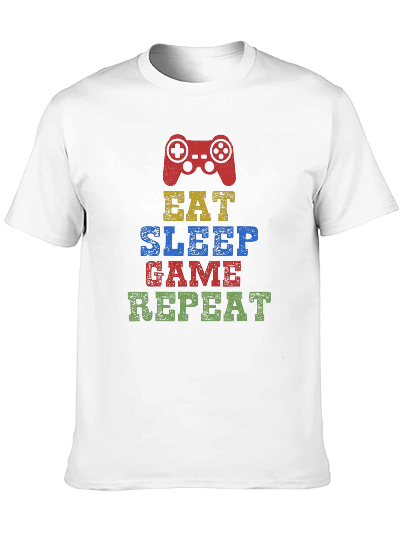 Eat Sleep Game Repeat T-Shirt Gamer Gift